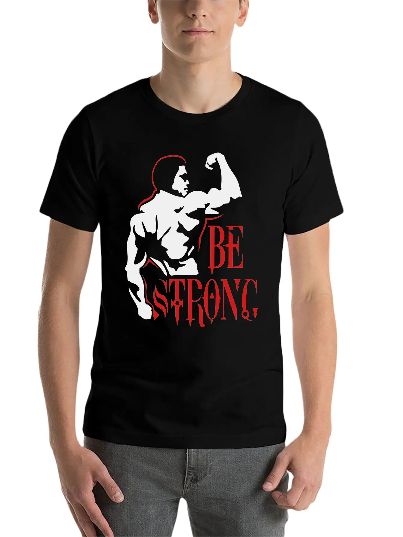 Be Strong Unisex Casual T-Shirt – Clean Design For Daily Comfort