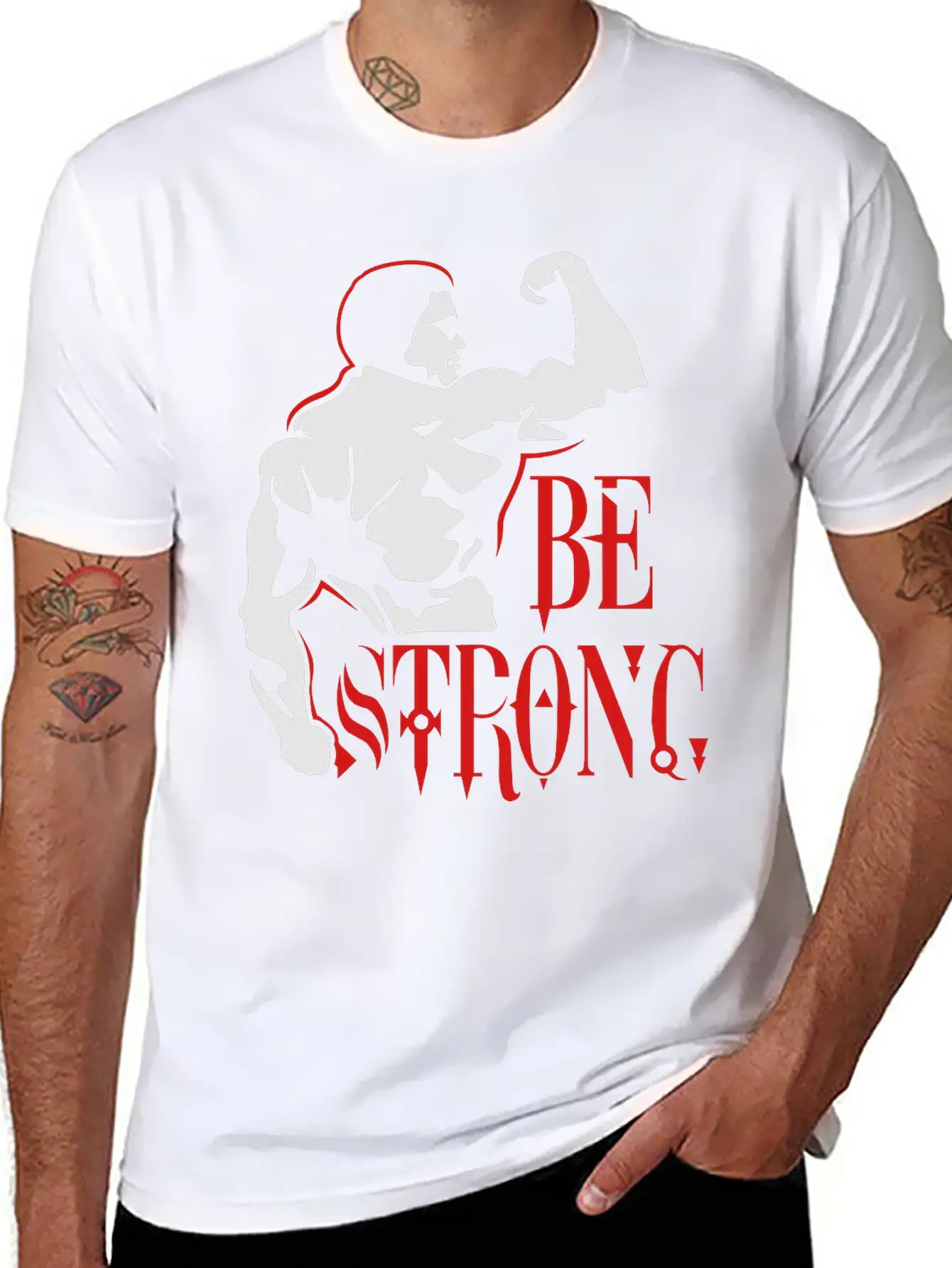 Be Strong Unisex Casual T-Shirt – Clean Design For Daily Comfort