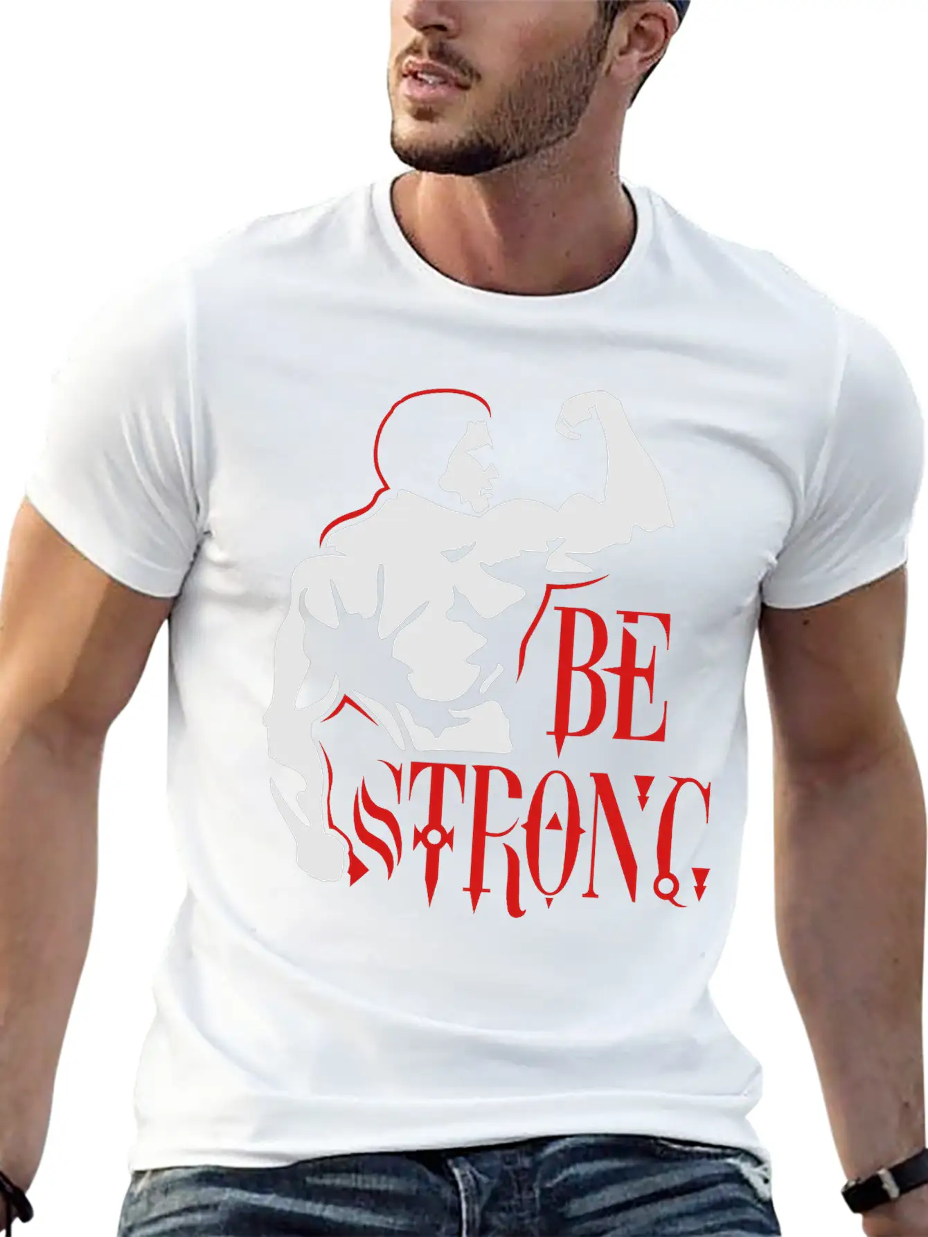 Be Strong Unisex Casual T-Shirt – Clean Design For Daily Comfort