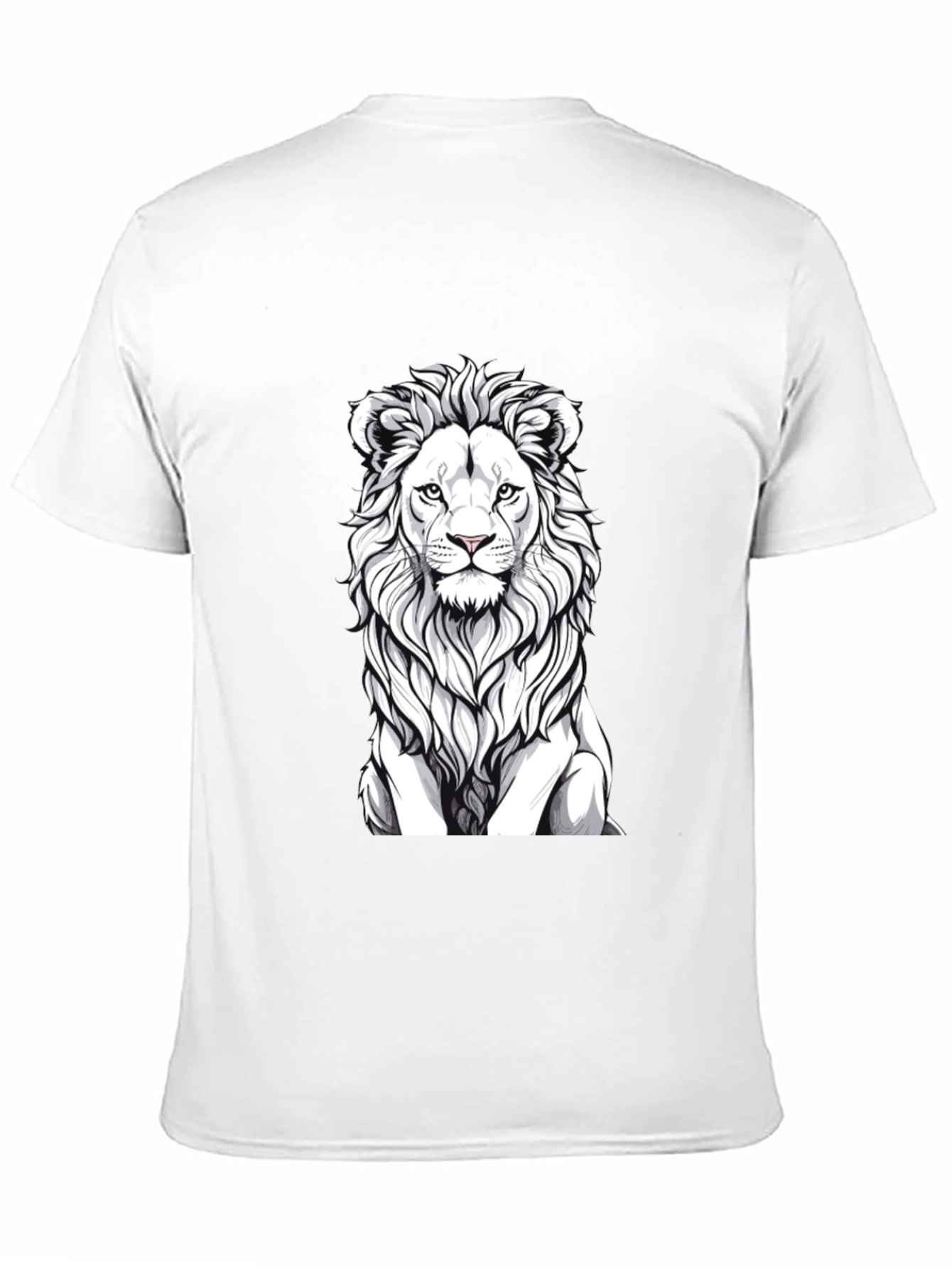 Lion Graphic T-Shirt - Black
