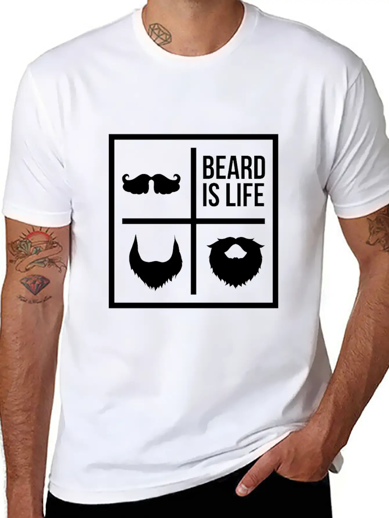 Beard Is Life Movember Beardy Unisex Casual T-Shirt – Clean Design For Daily Comfort