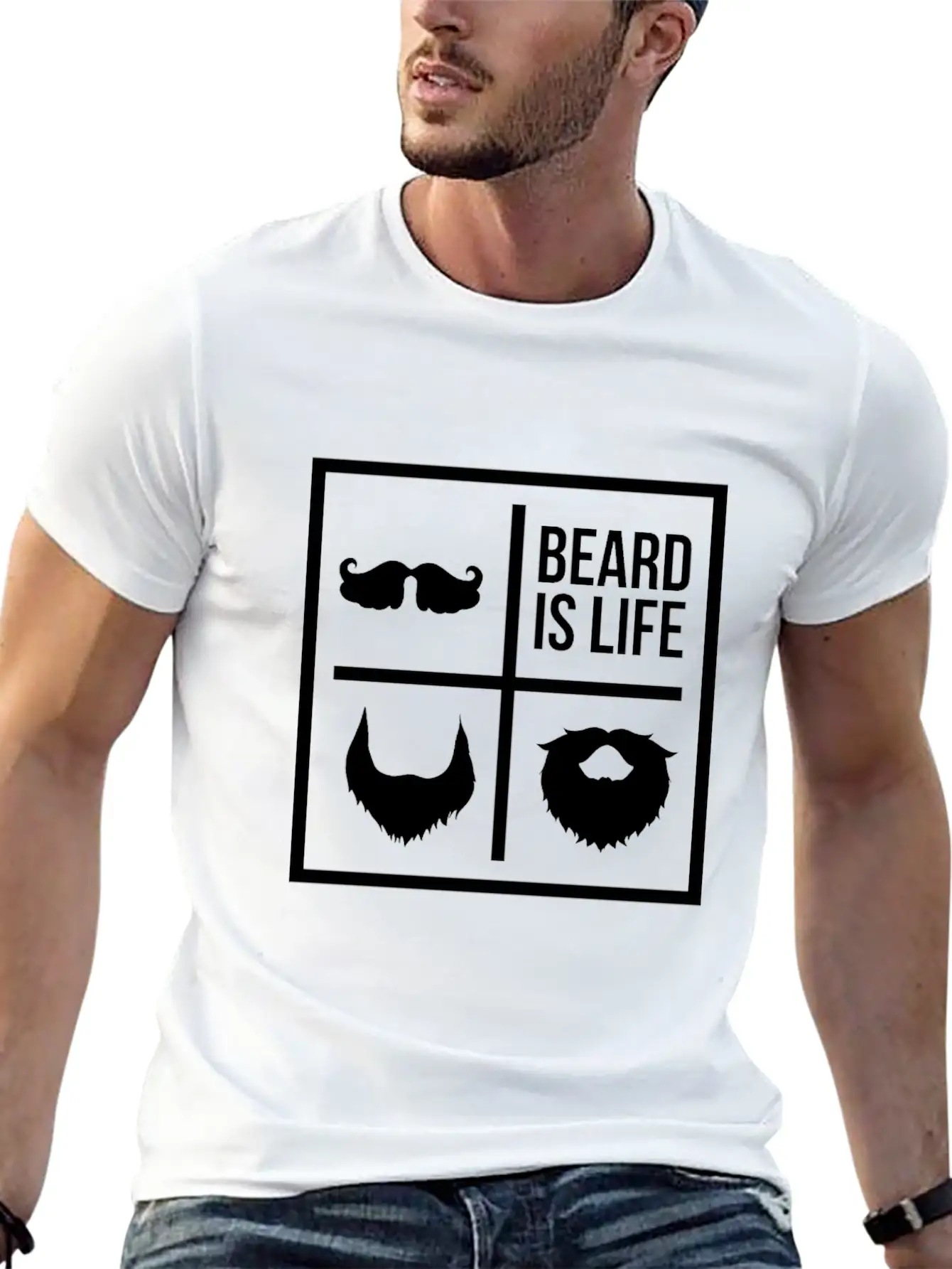Beard Is Life Movember Beardy Unisex Casual T-Shirt – Clean Design For Daily Comfort