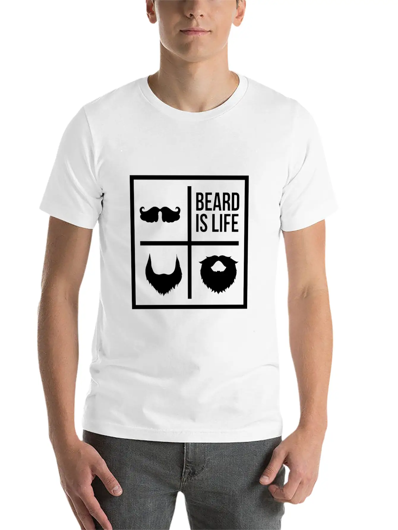 Beard Is Life Movember Beardy Unisex Casual T-Shirt – Clean Design For Daily Comfort