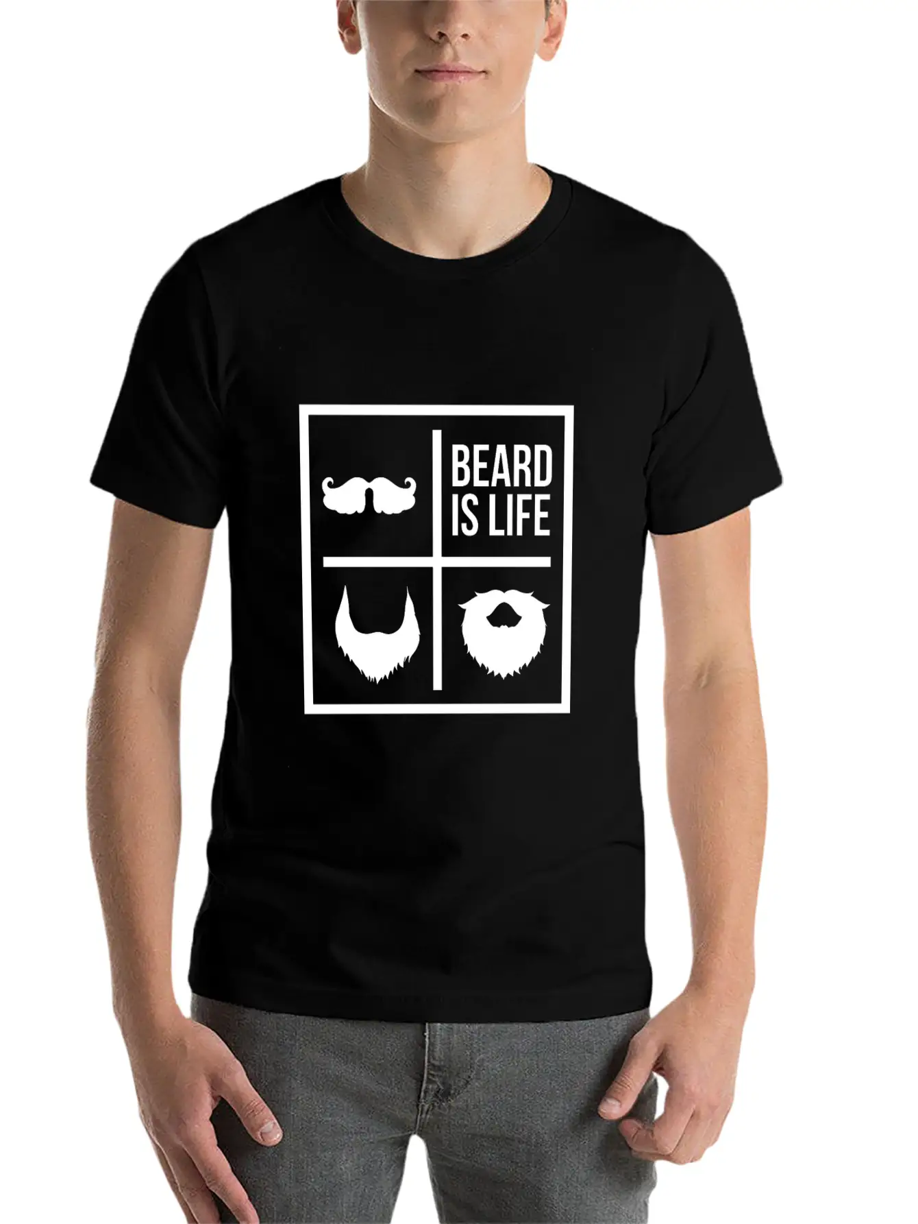 Beard Is Life Movember Beardy Unisex Casual T-Shirt – Clean Design For Daily Comfort