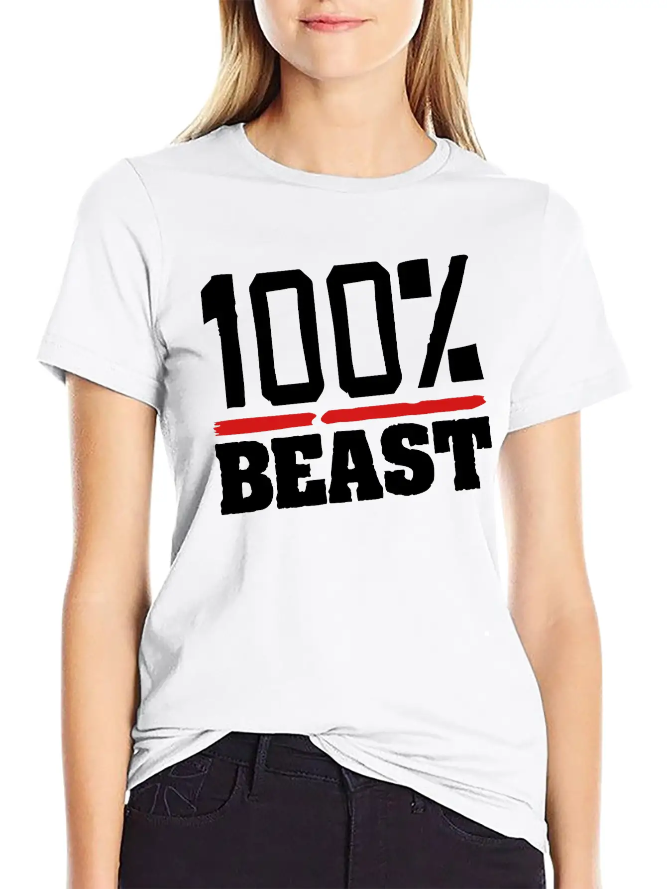 Beast_100_hi2 Unisex Casual T-Shirt – Clean Design For Daily Comfort