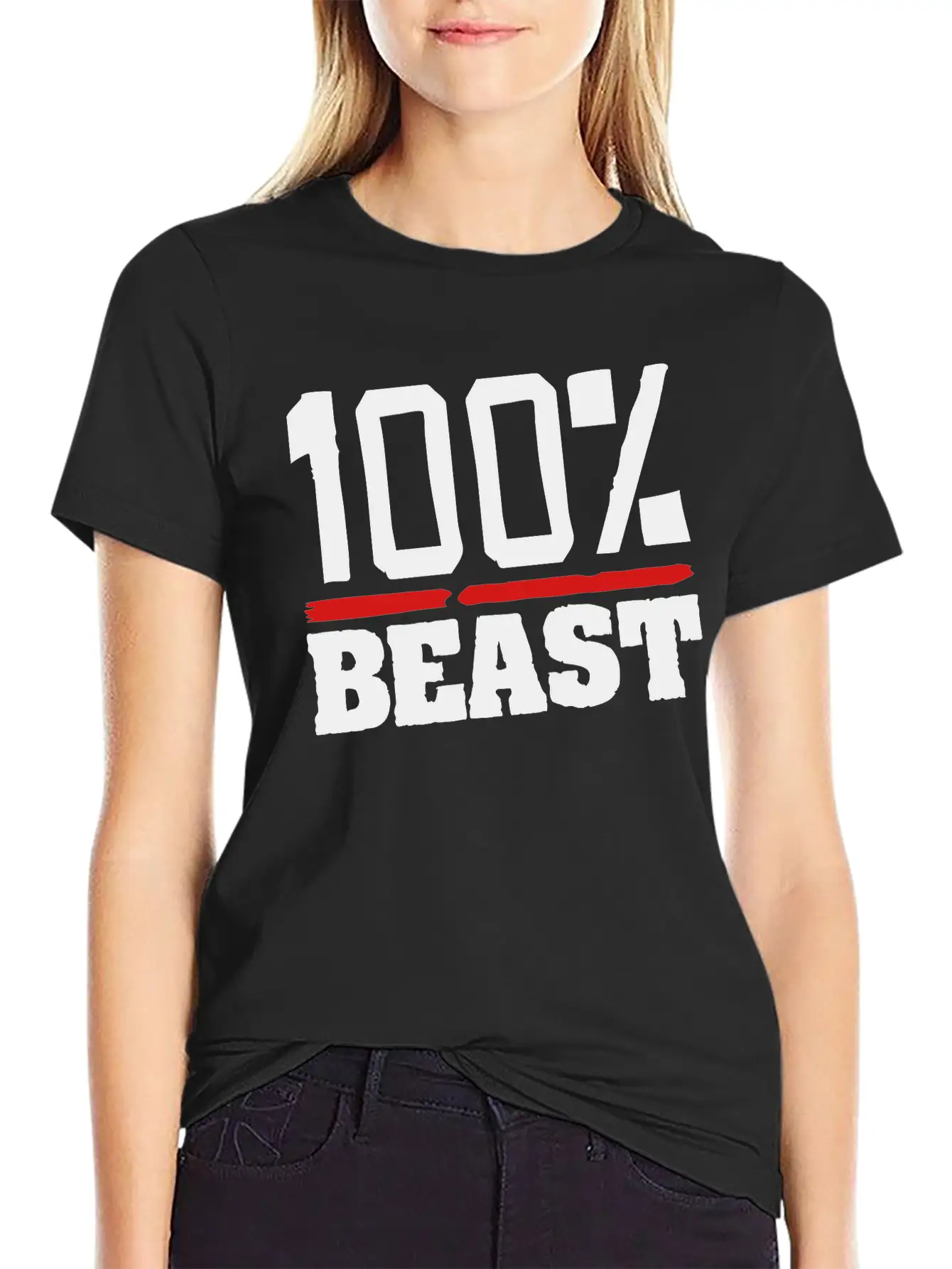 Beast_100_hi2 Unisex Casual T-Shirt – Clean Design For Daily Comfort