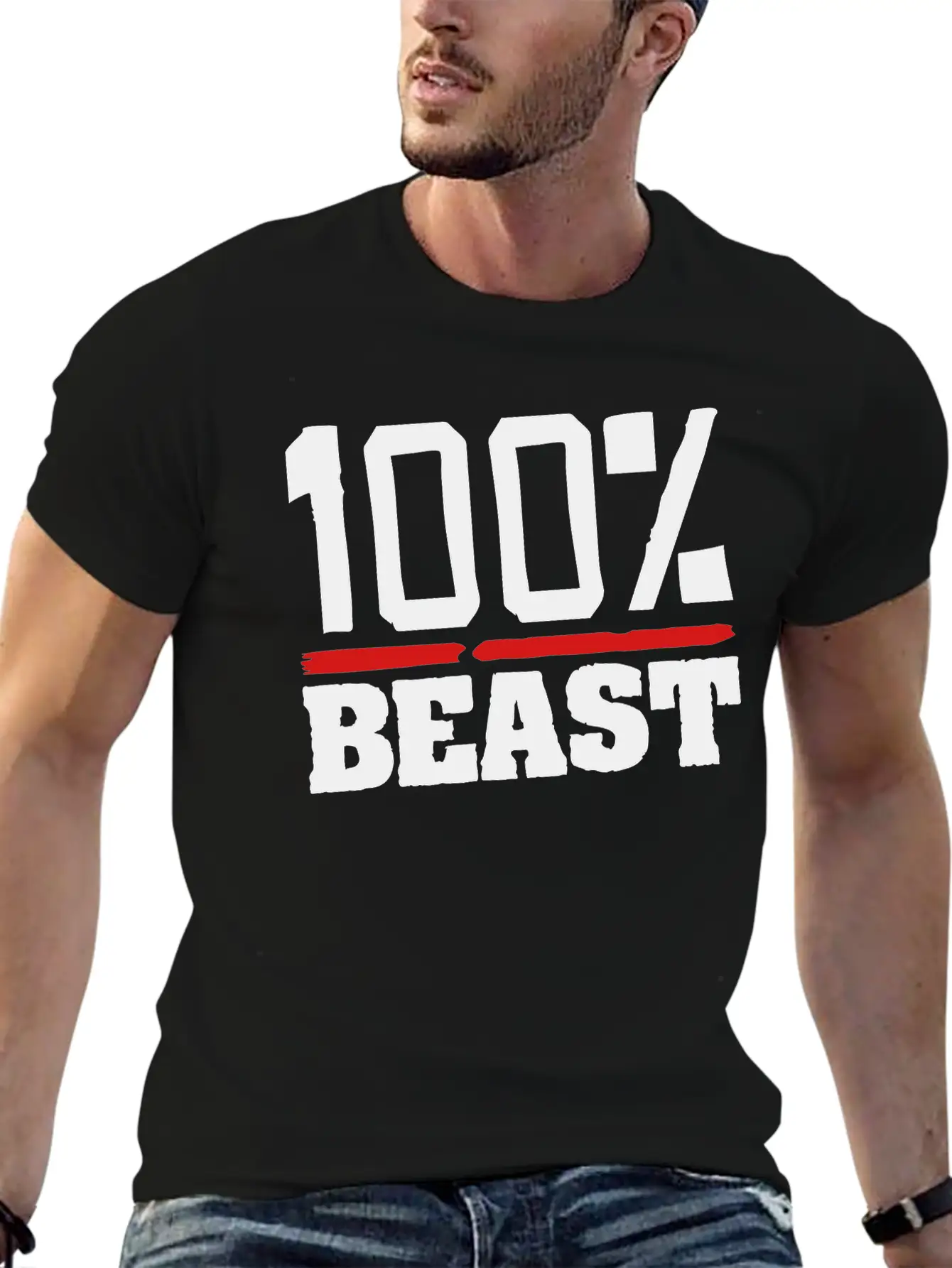 Beast_100_hi2 Unisex Casual T-Shirt – Clean Design For Daily Comfort
