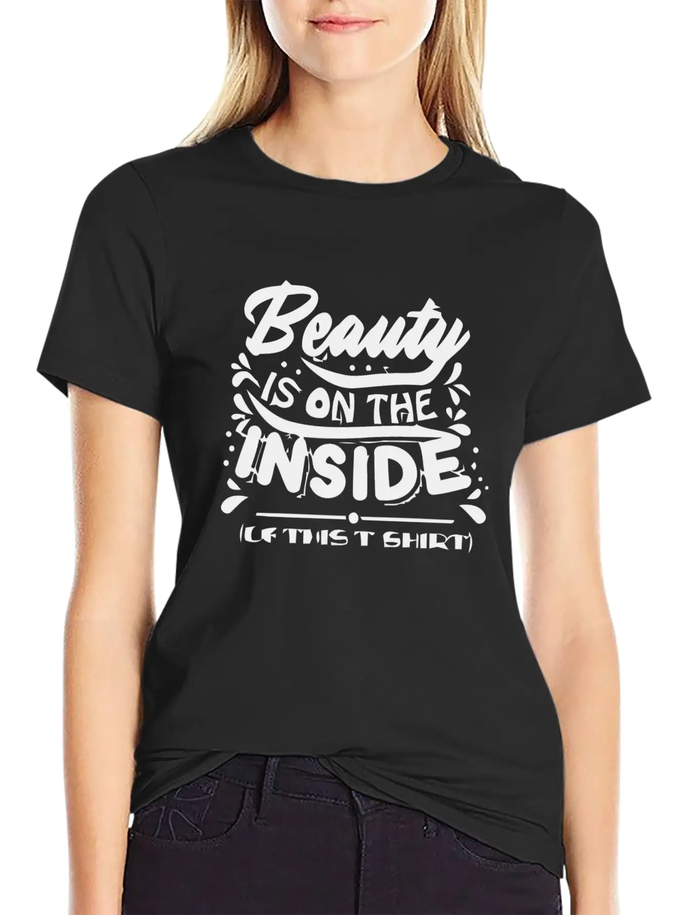 Beauty Is On The Inside Unisex Casual T-Shirt – Clean Design For Daily Comfort