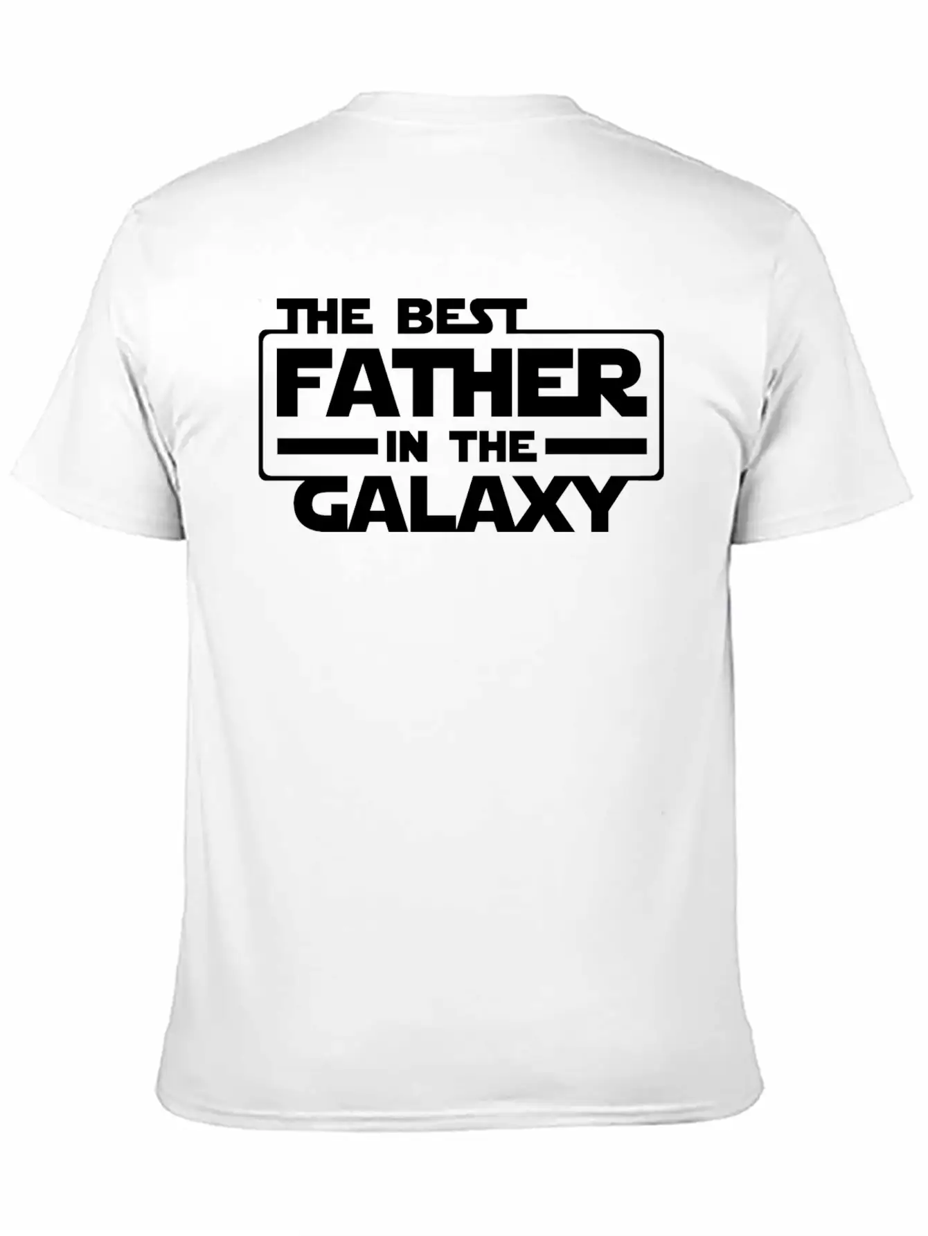Best Father In The Galaxy Unisex Casual T-Shirt – Clean Design For Daily Comfort