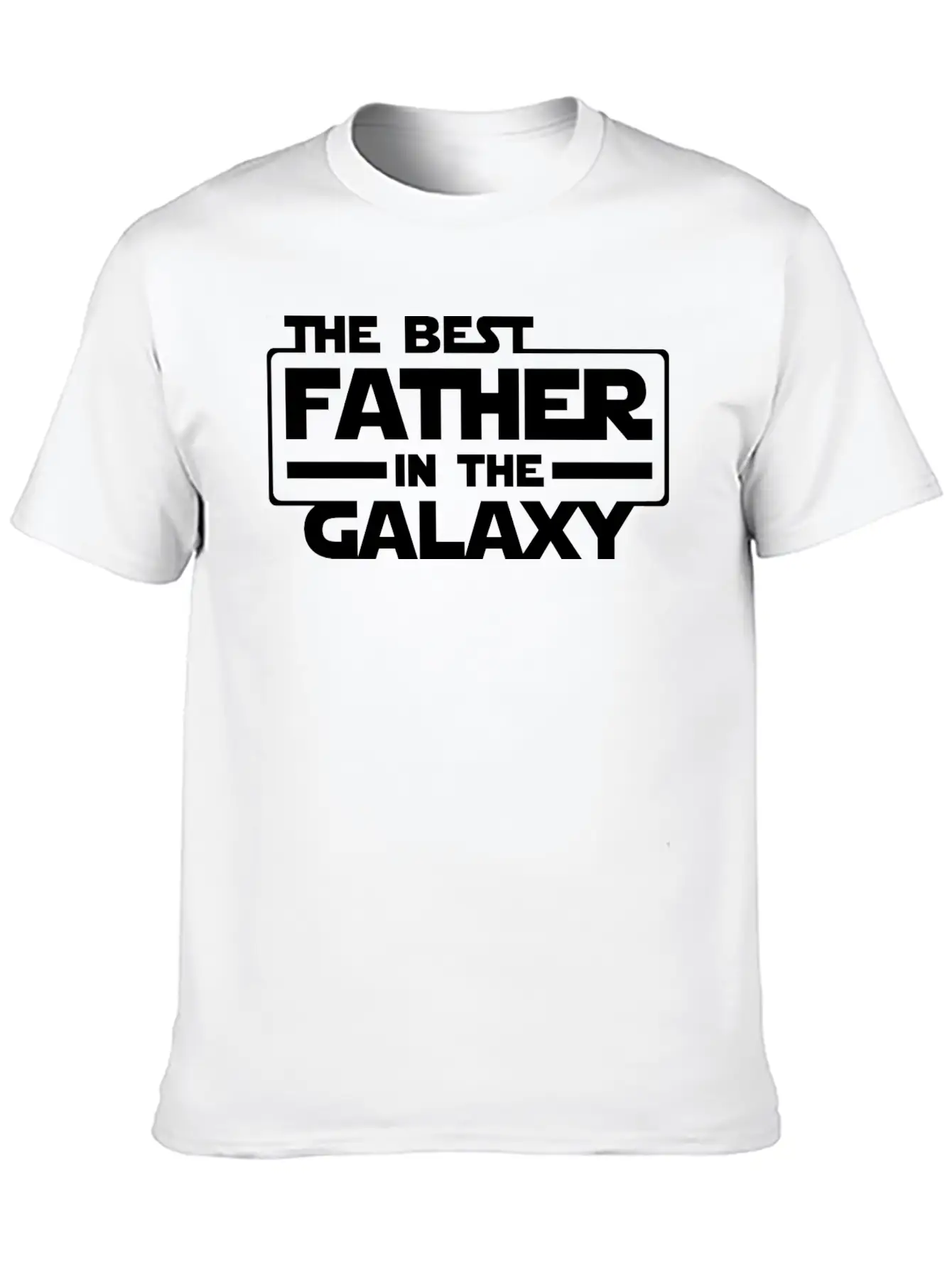 Best Father In The Galaxy Unisex Casual T-Shirt – Clean Design For Daily Comfort