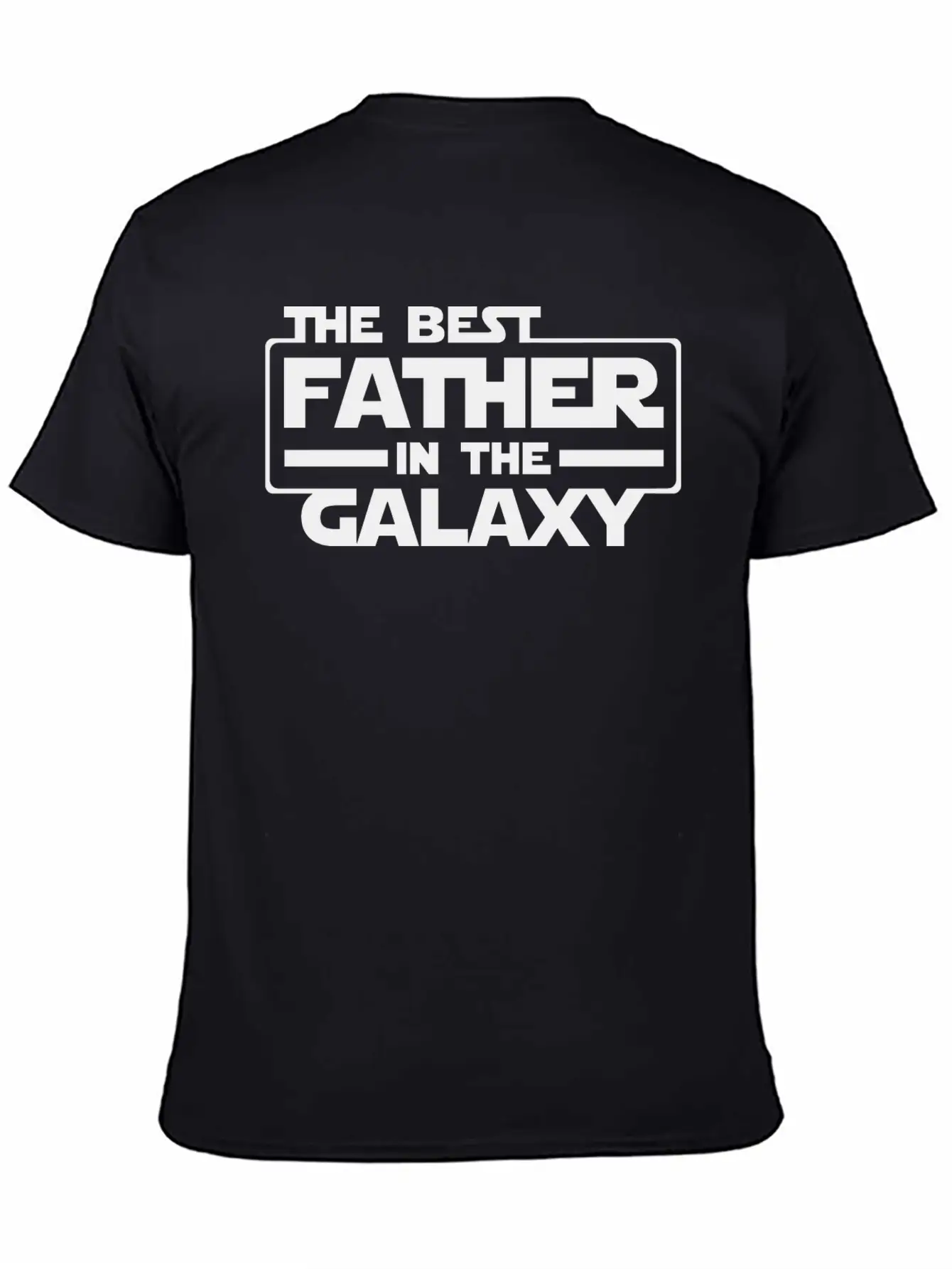 Best Father In The Galaxy Unisex Casual T-Shirt – Clean Design For Daily Comfort