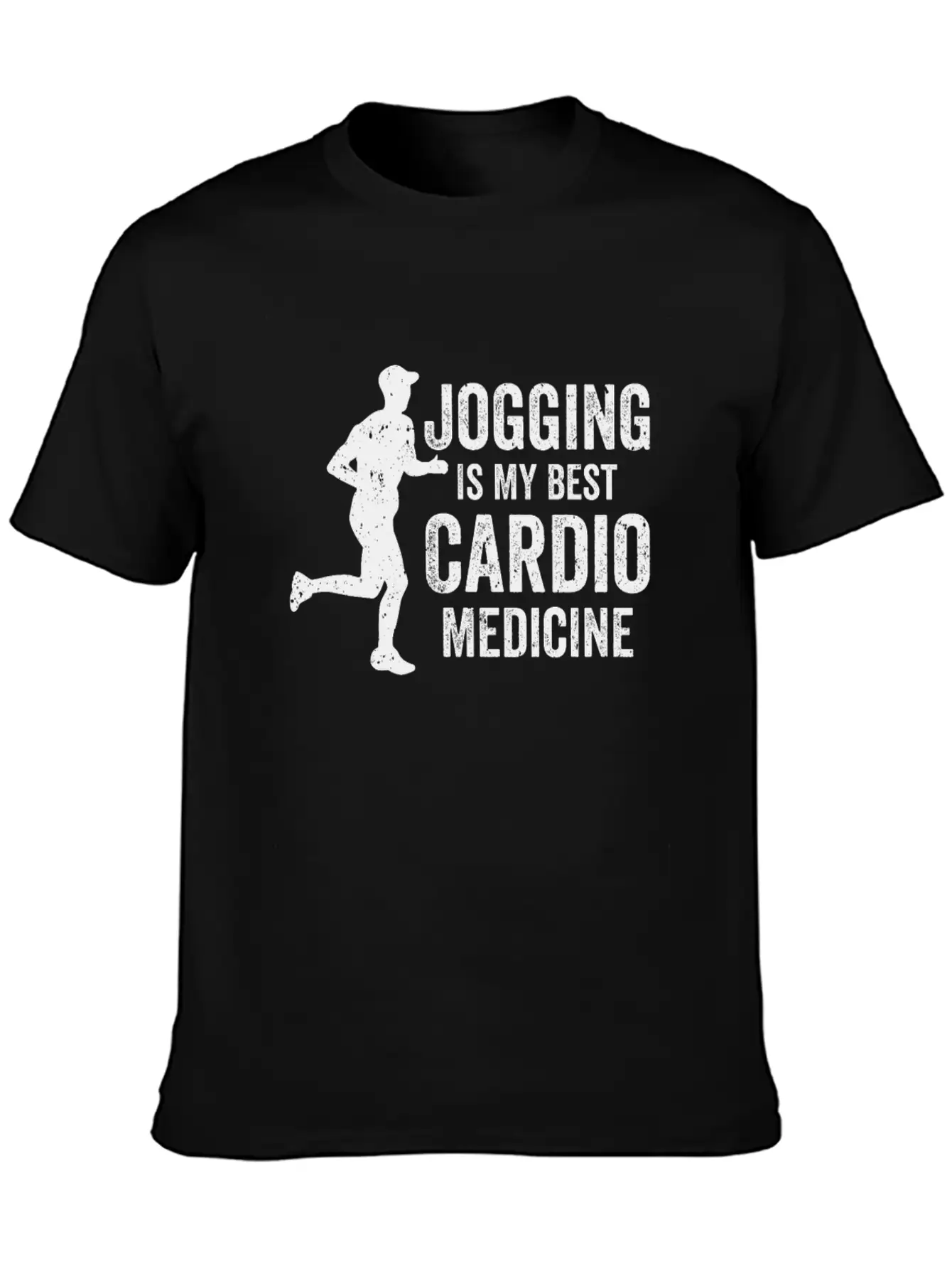 Best Medicine Jogger Cardio Exercise Running Unisex Casual T-Shirt – Clean Design For Daily Comfort