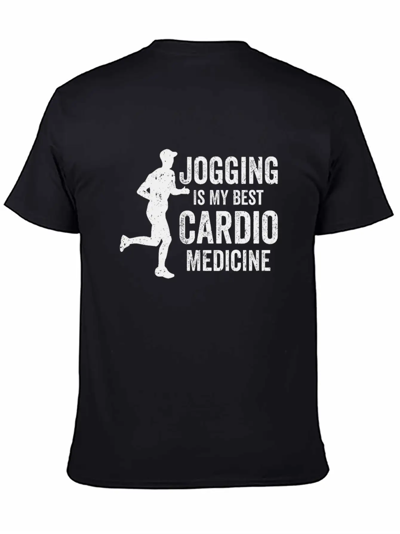 Best Medicine Jogger Cardio Exercise Running Unisex Casual T-Shirt – Clean Design For Daily Comfort