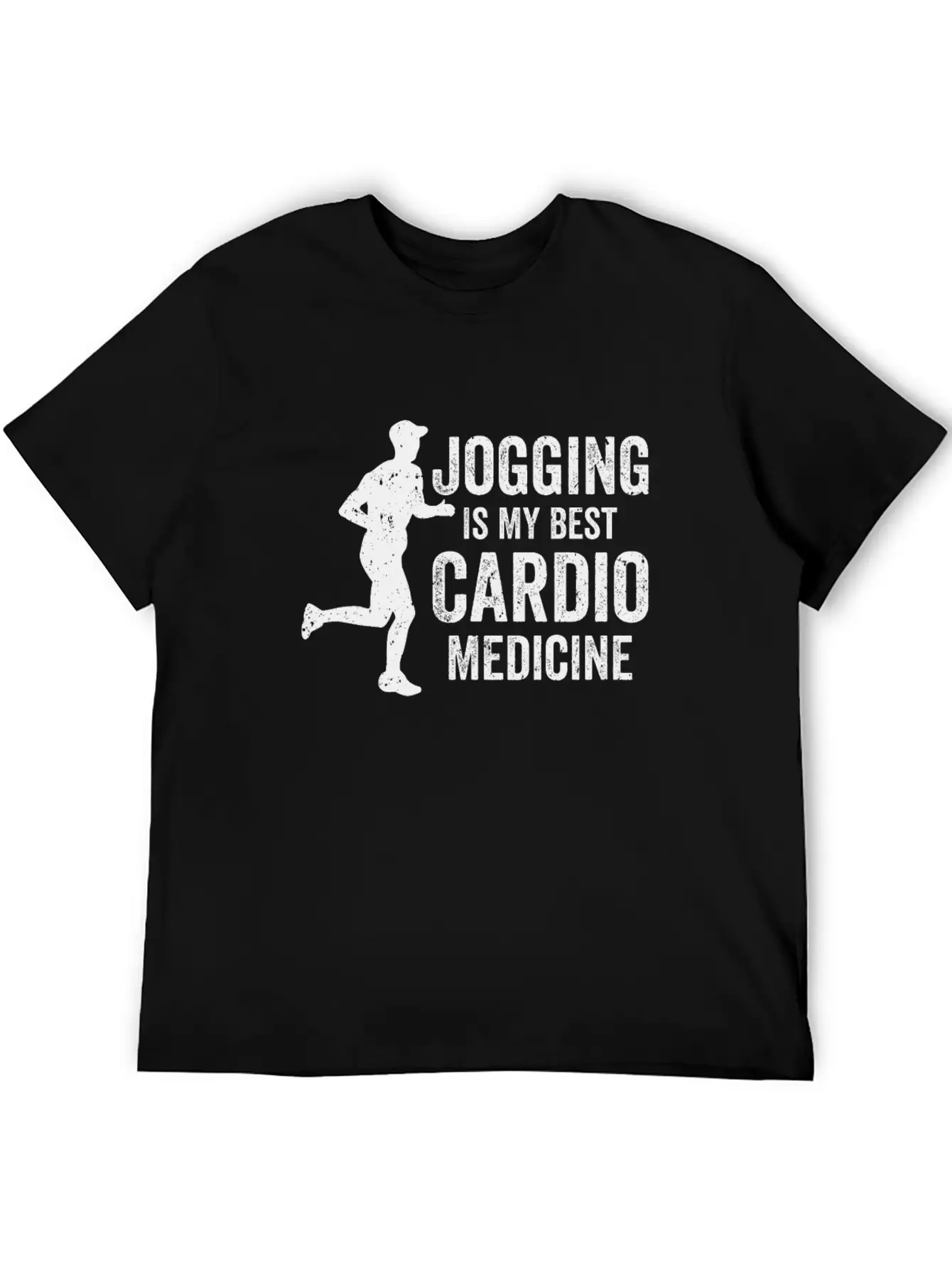 Best Medicine Jogger Cardio Exercise Running Unisex Casual T-Shirt – Clean Design For Daily Comfort