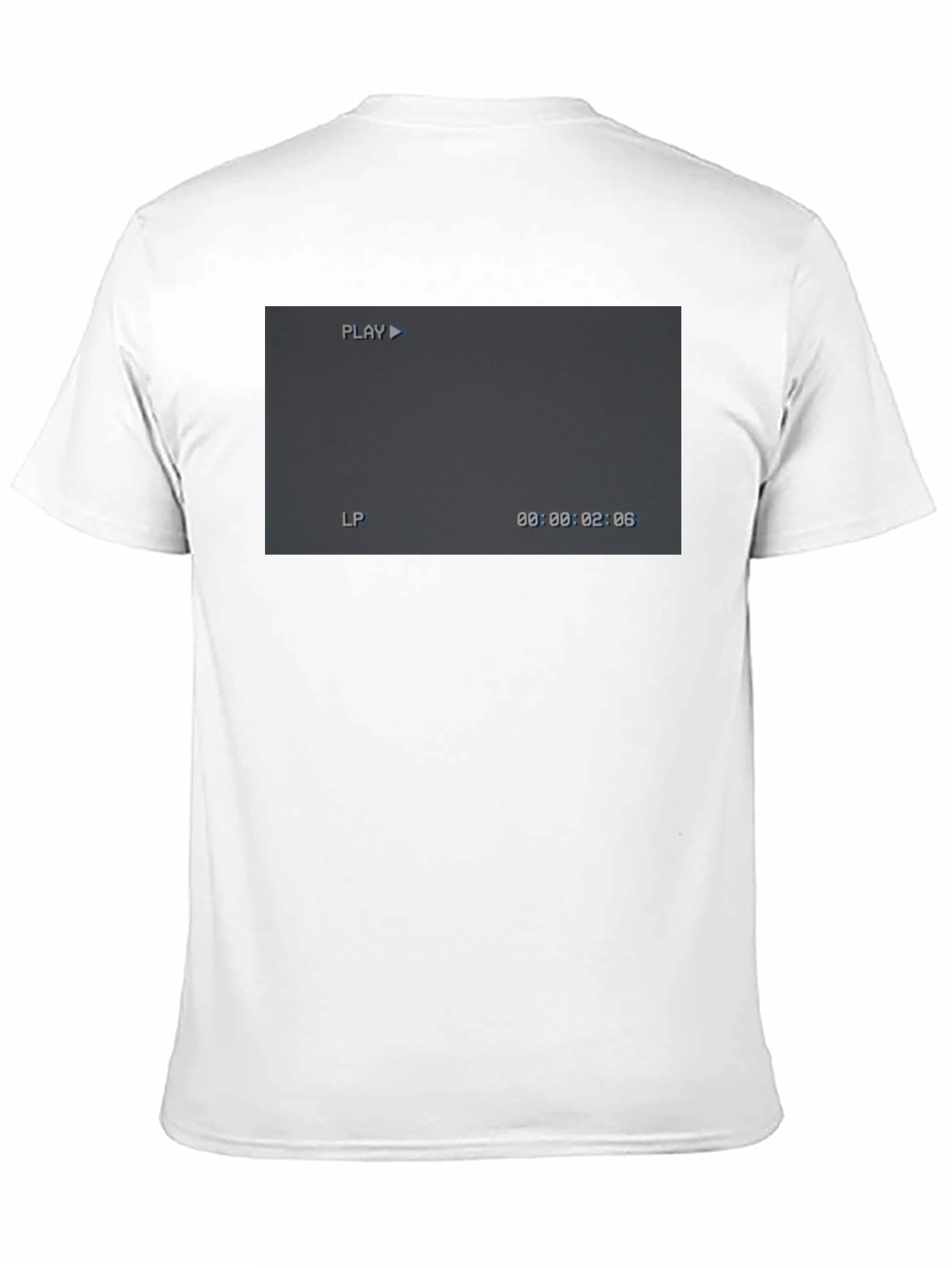 Retro Camcorder Screen Black T-Shirt