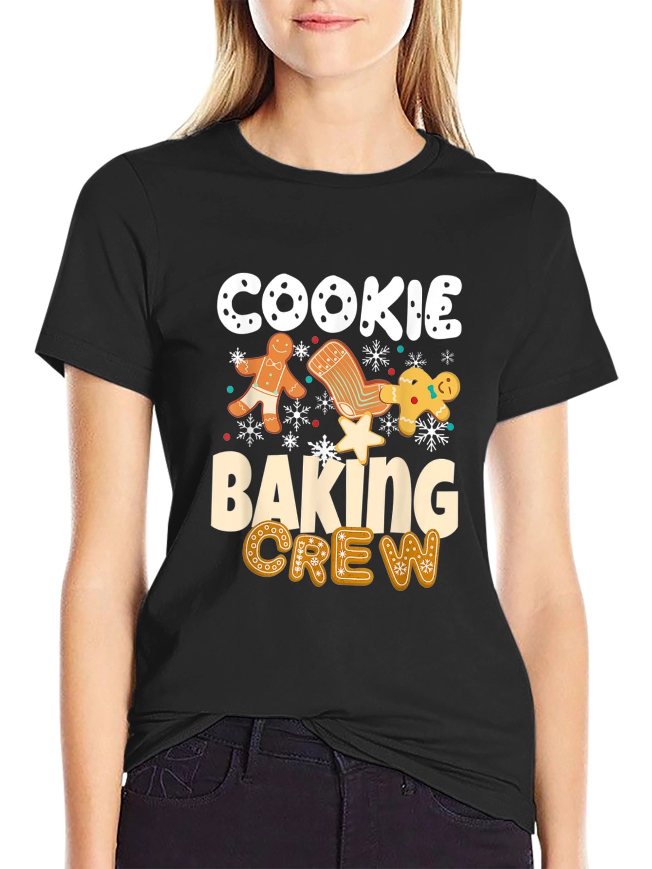 Cookie Baking Crew Christmas Graphic Tee