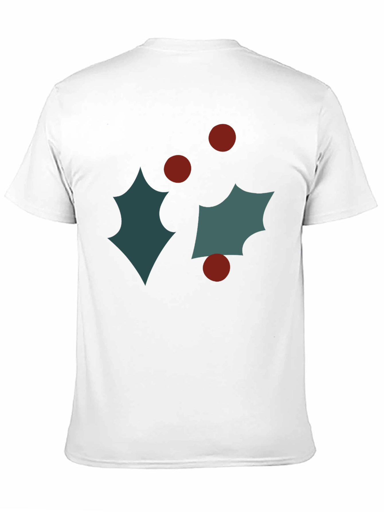 Festive Holly Graphic Tee - Holiday Style