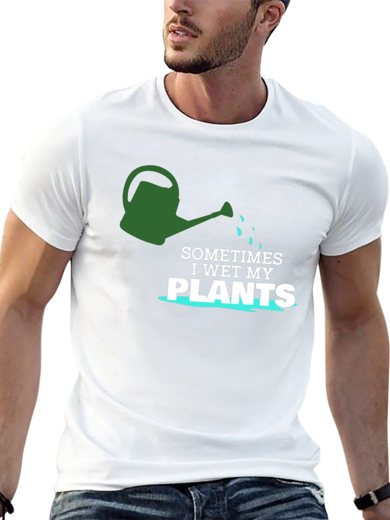 I Wet My Plants T-Shirt - Funny Gardening Tee