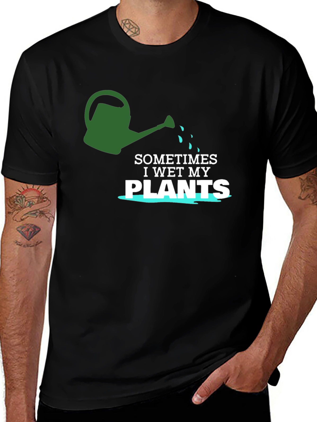 I Wet My Plants T-Shirt - Funny Gardening Tee