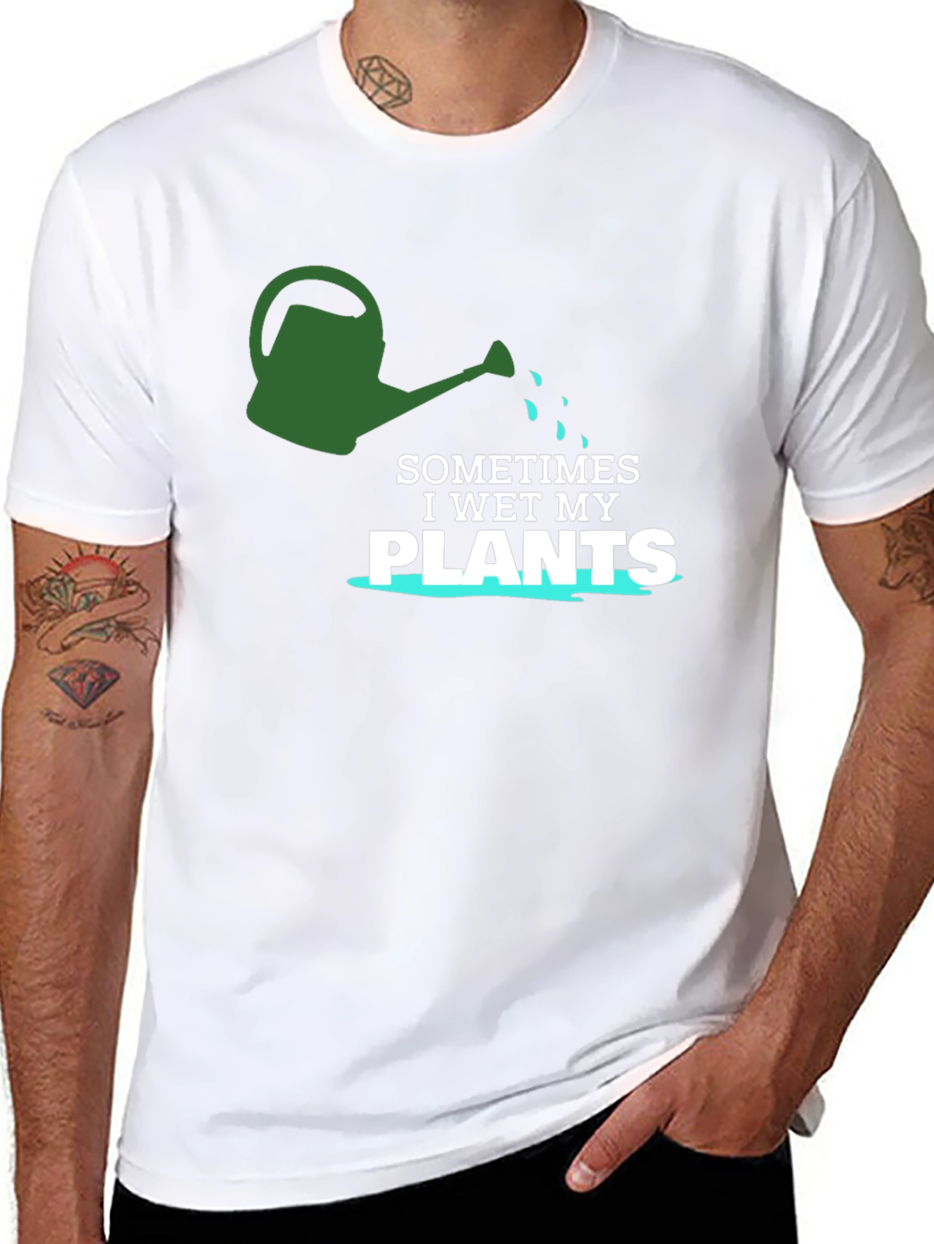 I Wet My Plants T-Shirt - Funny Gardening Tee