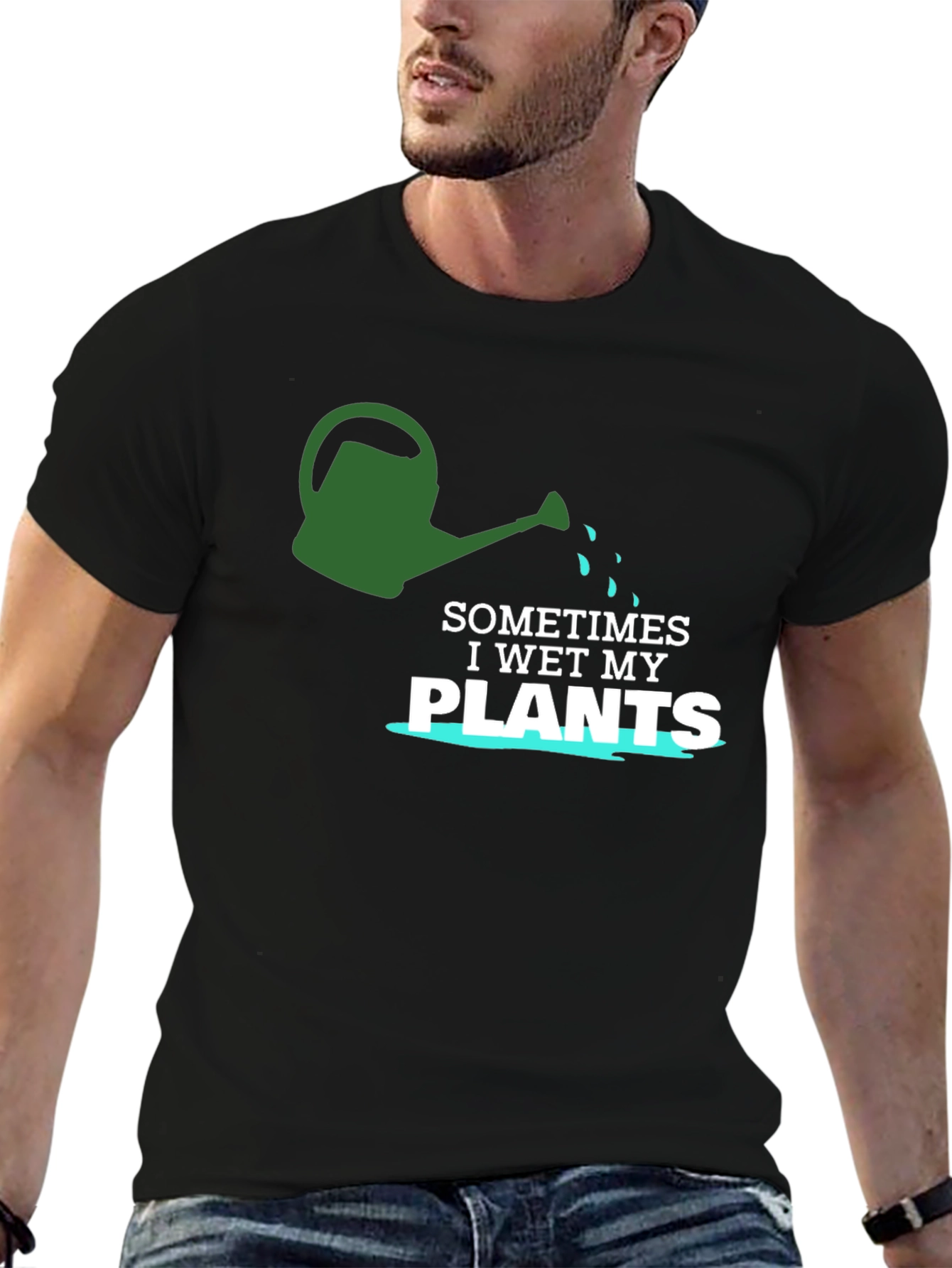 I Wet My Plants T-Shirt - Funny Gardening Tee