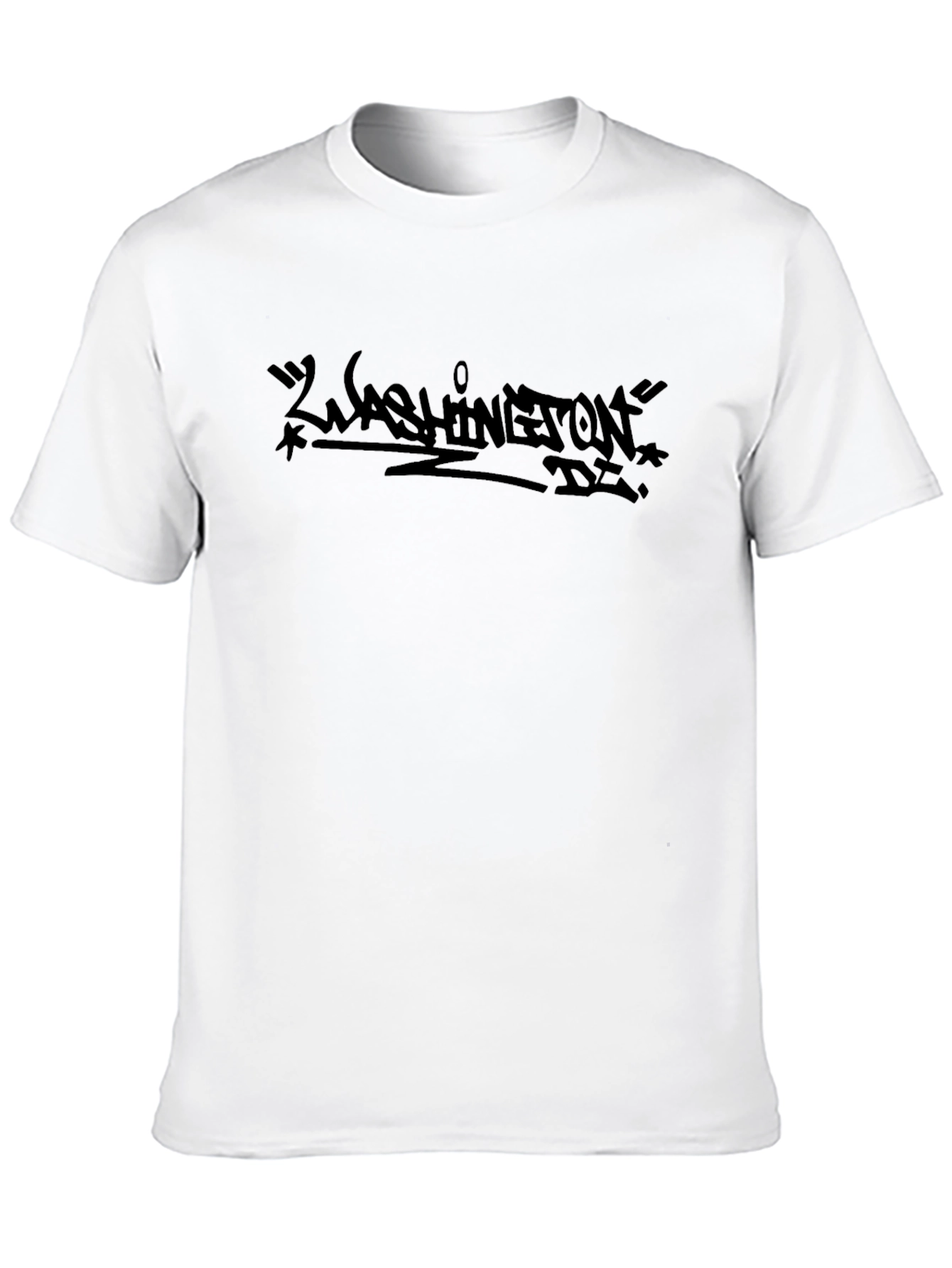 Washington D.C. Black Graphic T-Shirt