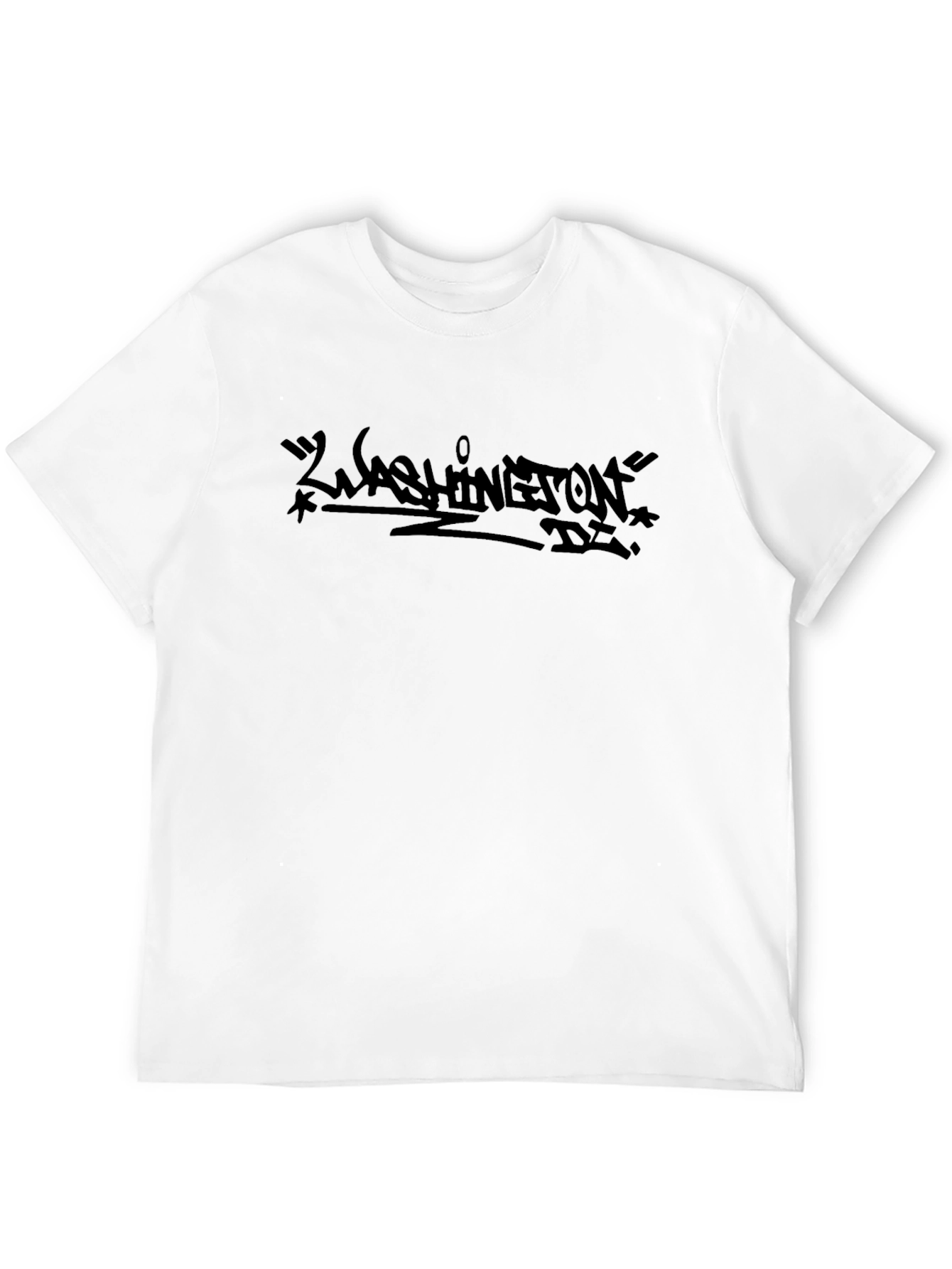 Washington D.C. Black Graphic T-Shirt