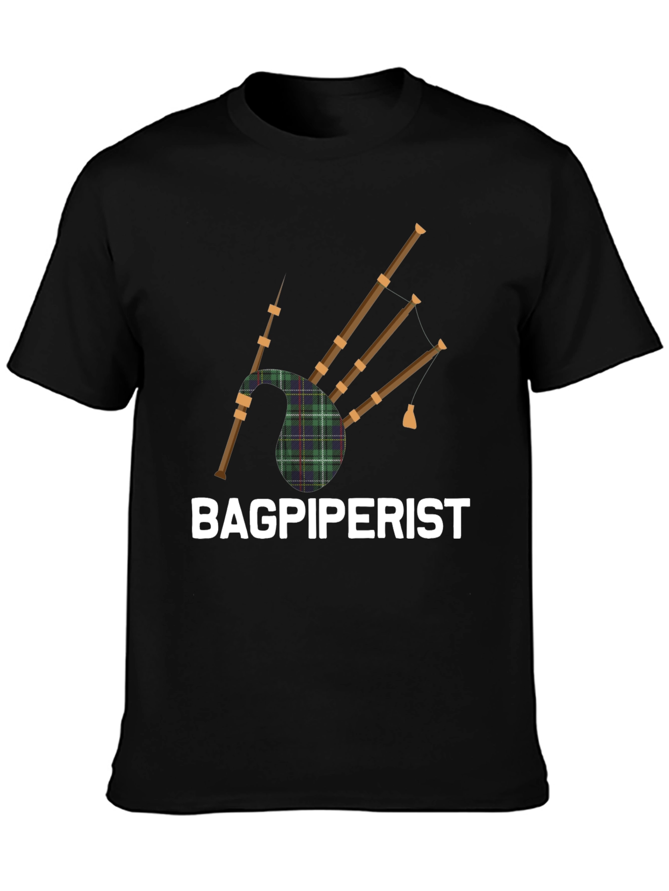 Bagpiperist T-Shirt - Scottish Bagpipe Music Fan Tee