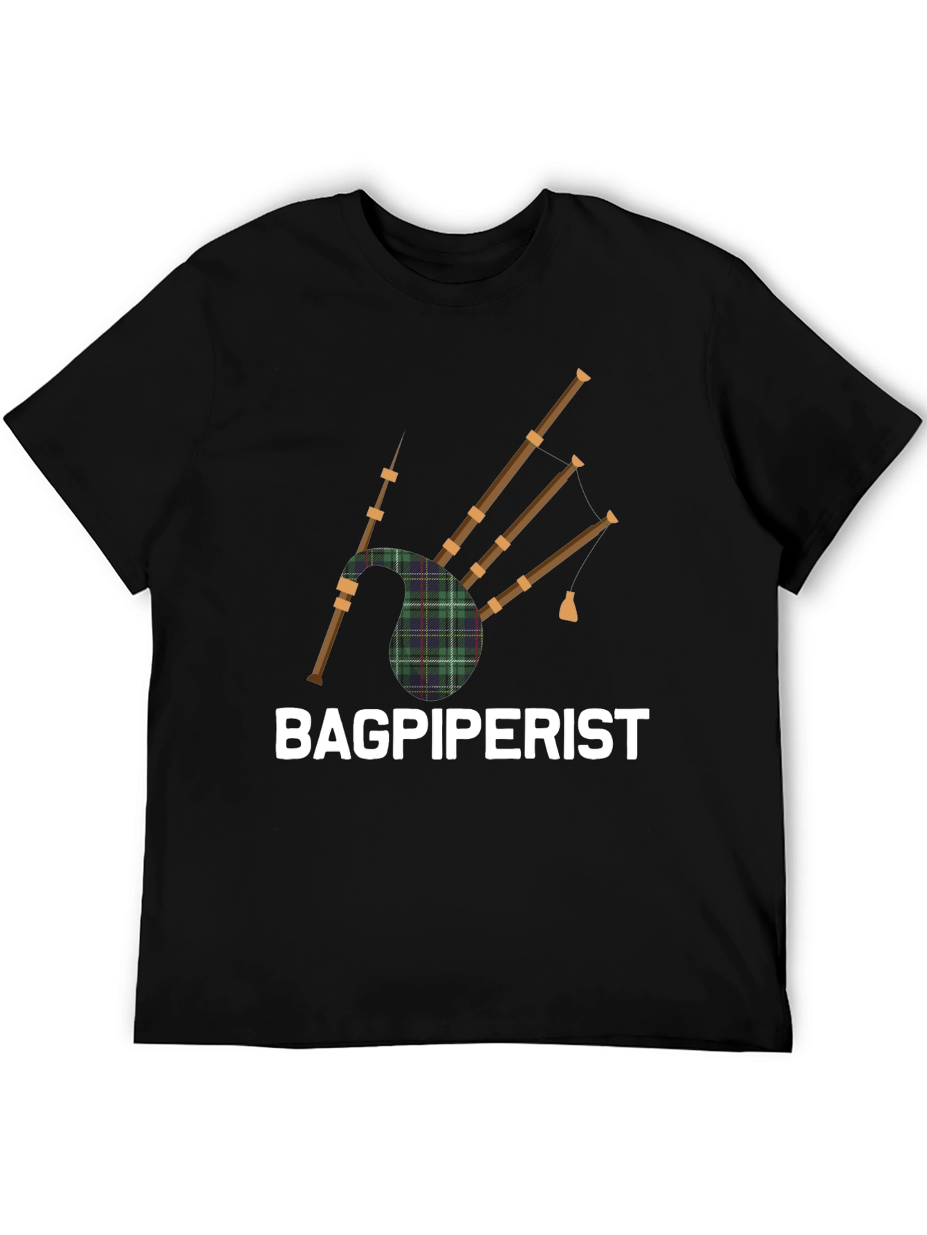 Bagpiperist T-Shirt - Scottish Bagpipe Music Fan Tee