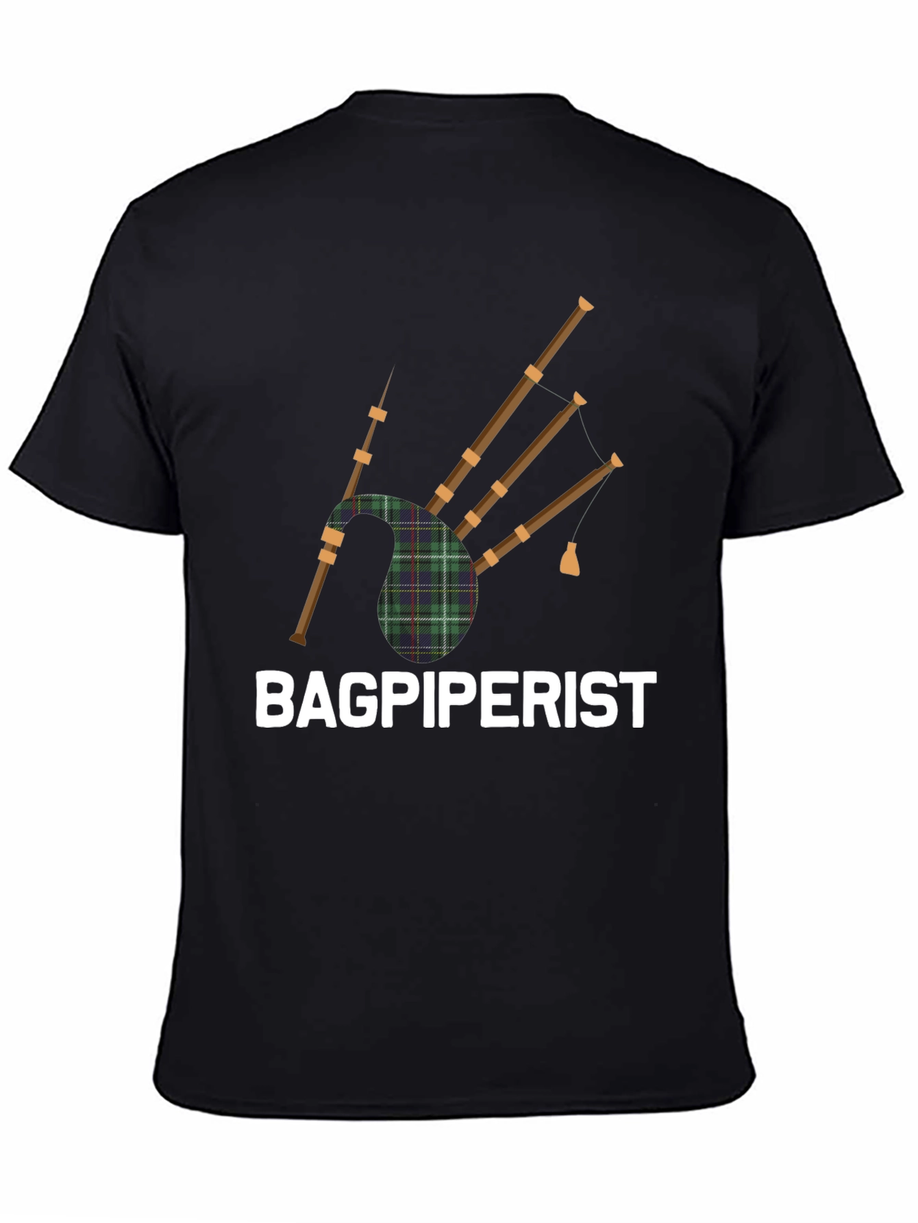 Bagpiperist T-Shirt - Scottish Bagpipe Music Fan Tee