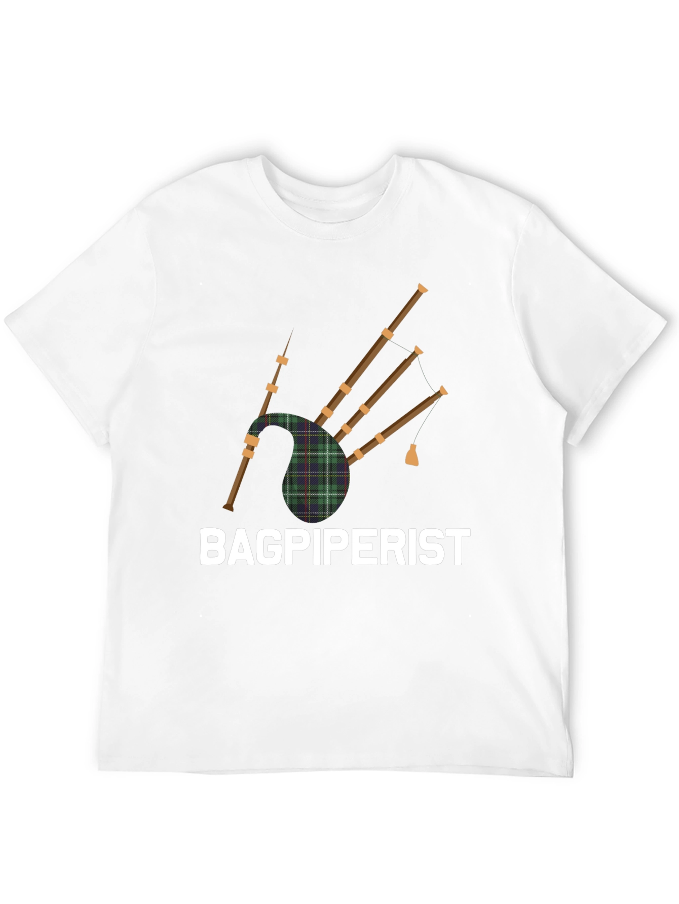 Bagpiperist T-Shirt - Scottish Bagpipe Music Fan Tee