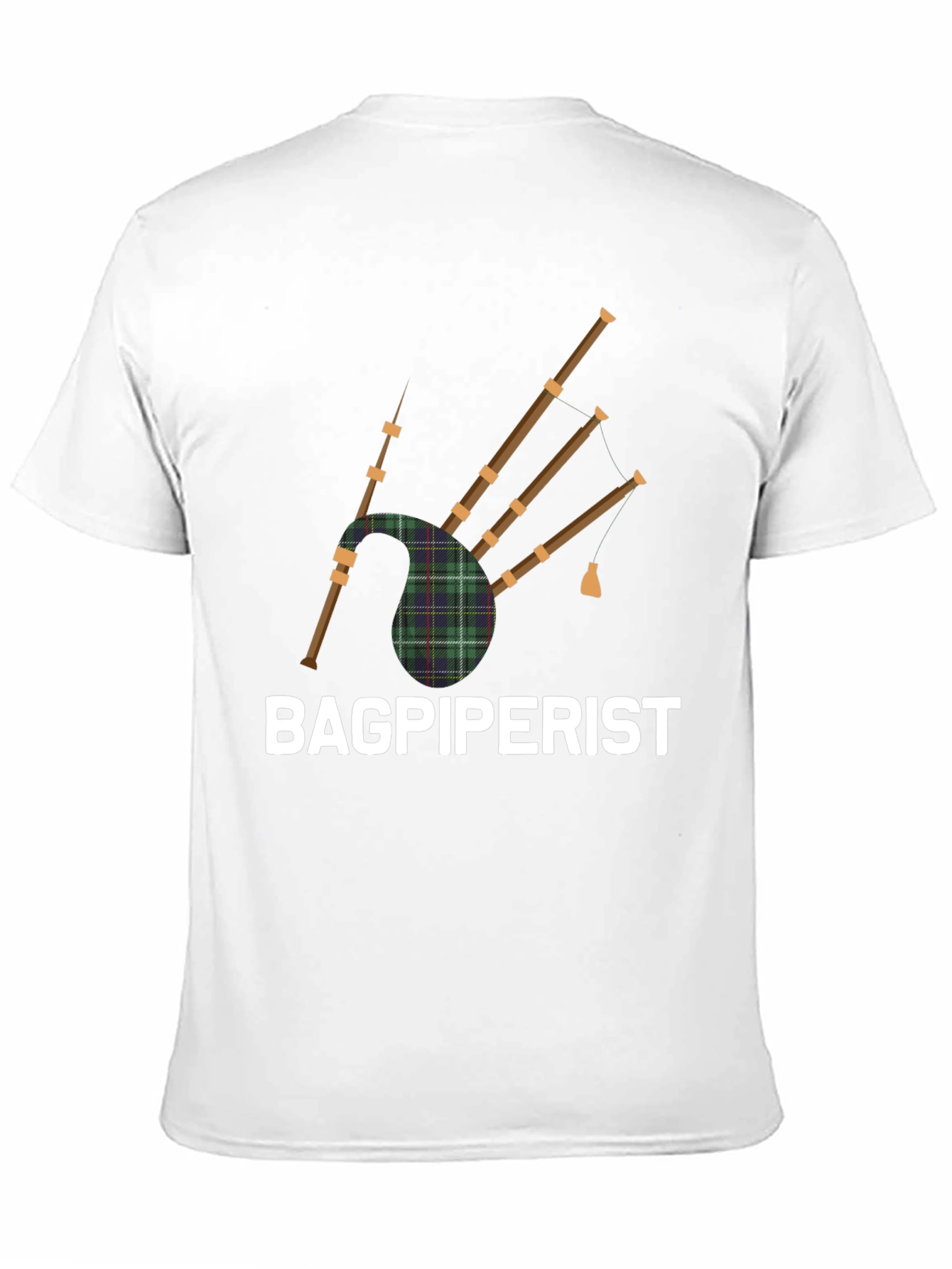 Bagpiperist T-Shirt - Scottish Bagpipe Music Fan Tee