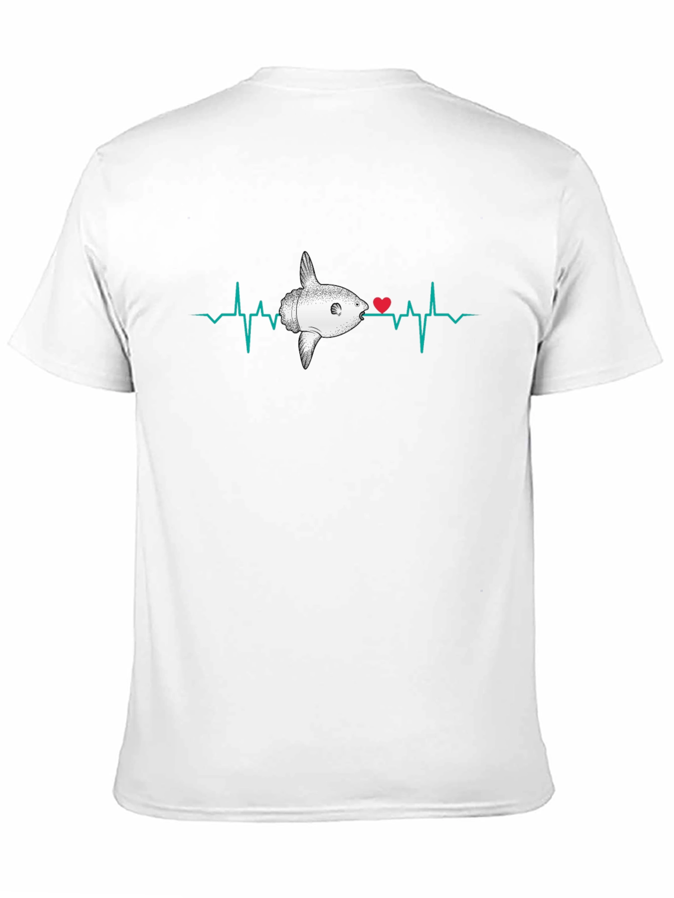 Ocean Sunfish Heartbeat T-Shirt