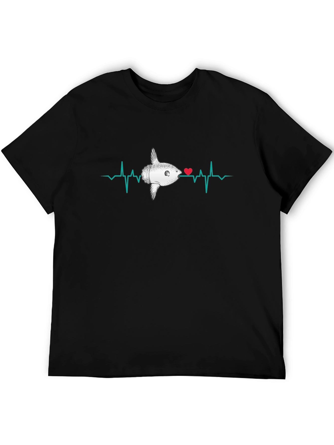 Ocean Sunfish Heartbeat T-Shirt