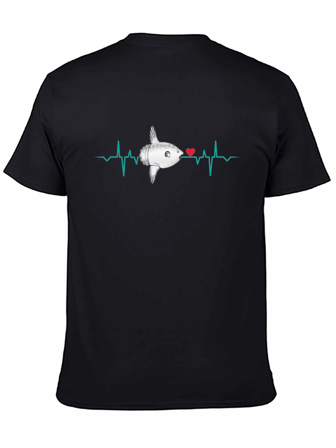Ocean Sunfish Heartbeat T-Shirt