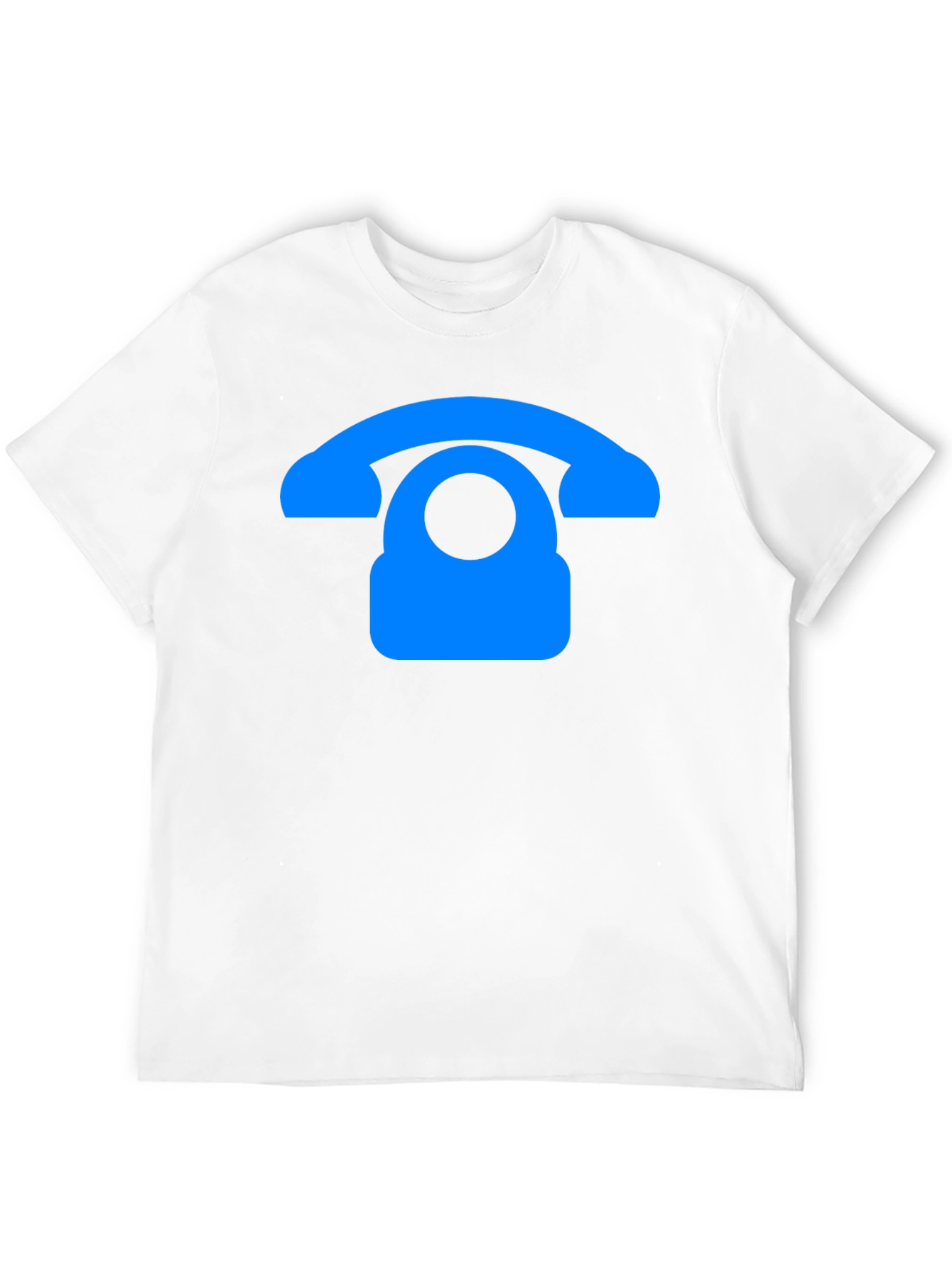 Retro Phone Graphic T-Shirt - Black