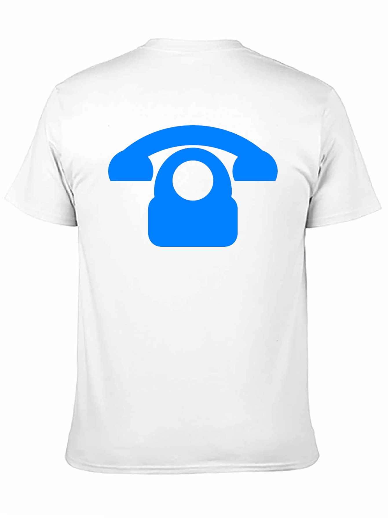 Retro Phone Graphic T-Shirt - Black