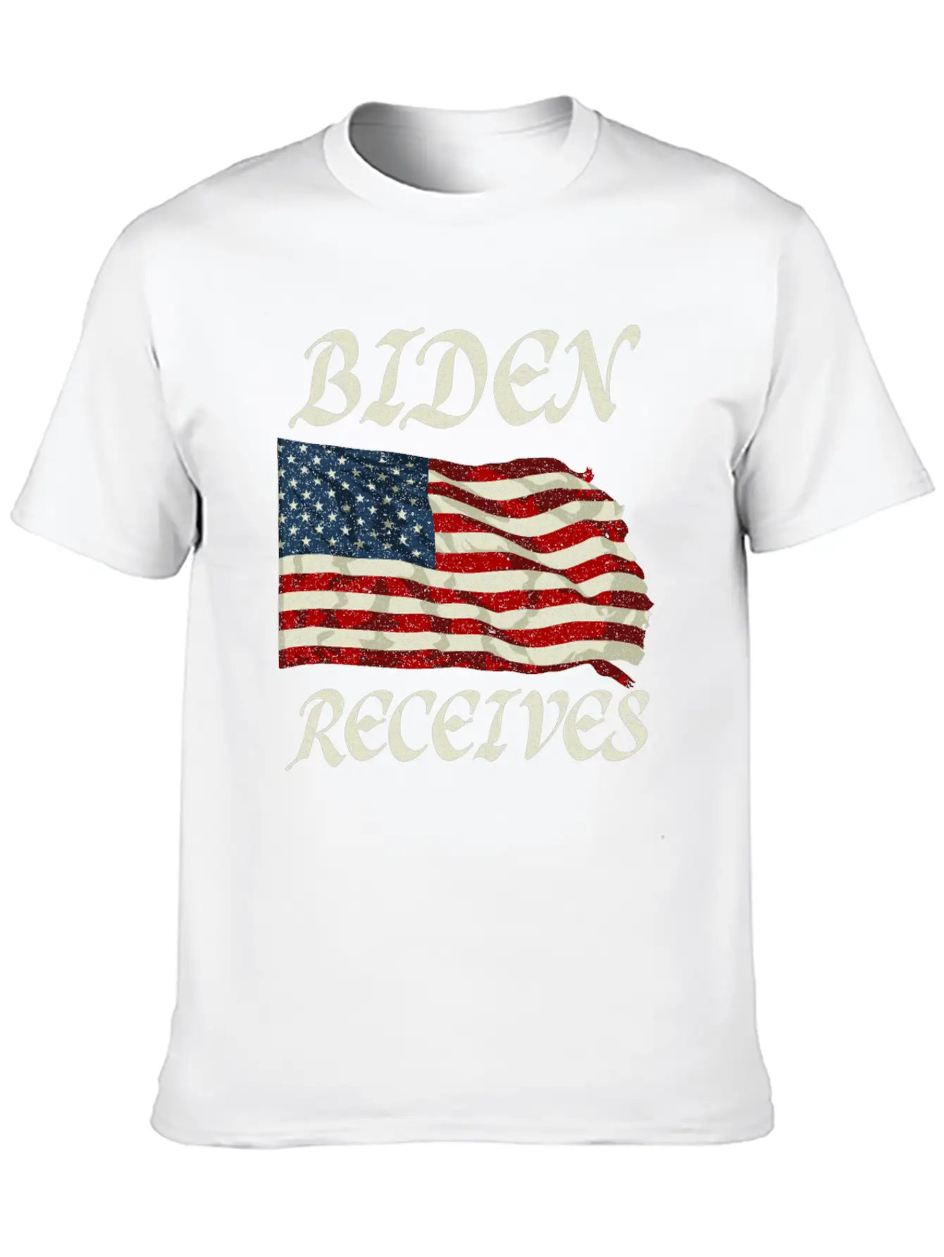 Biden Receives , Pro Biden Unisex Casual T-Shirt – Clean Design For Daily Comfort
