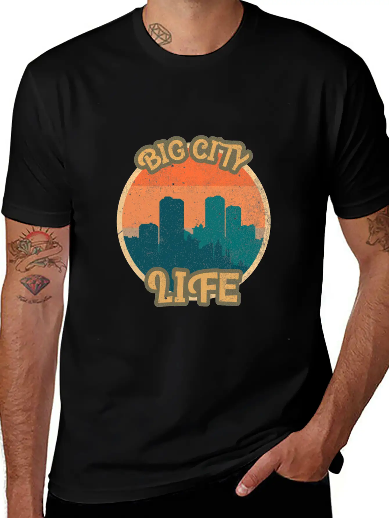 Big City Life Unisex Casual T-Shirt – Clean Design For Daily Comfort