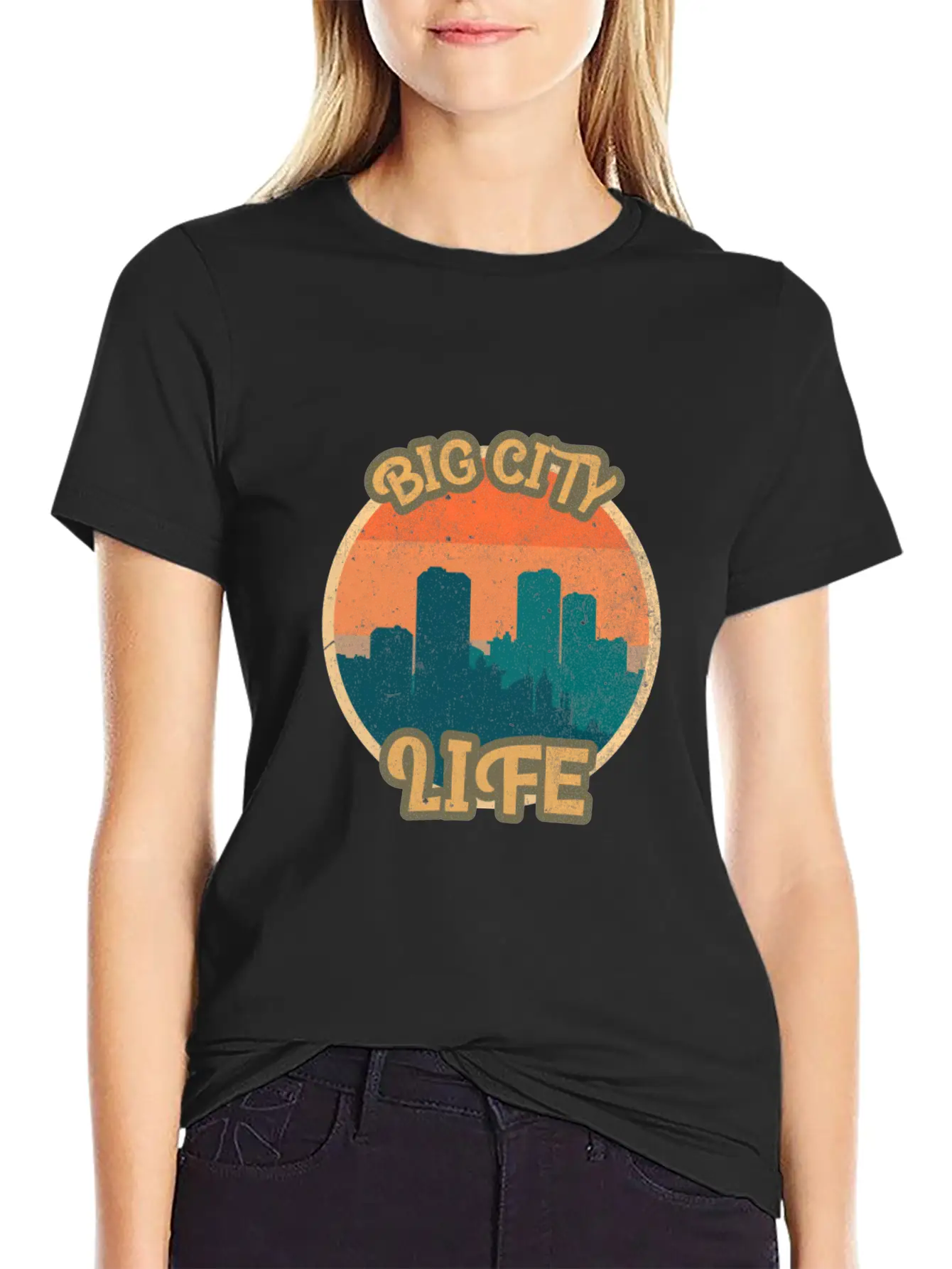 Big City Life Unisex Casual T-Shirt – Clean Design For Daily Comfort