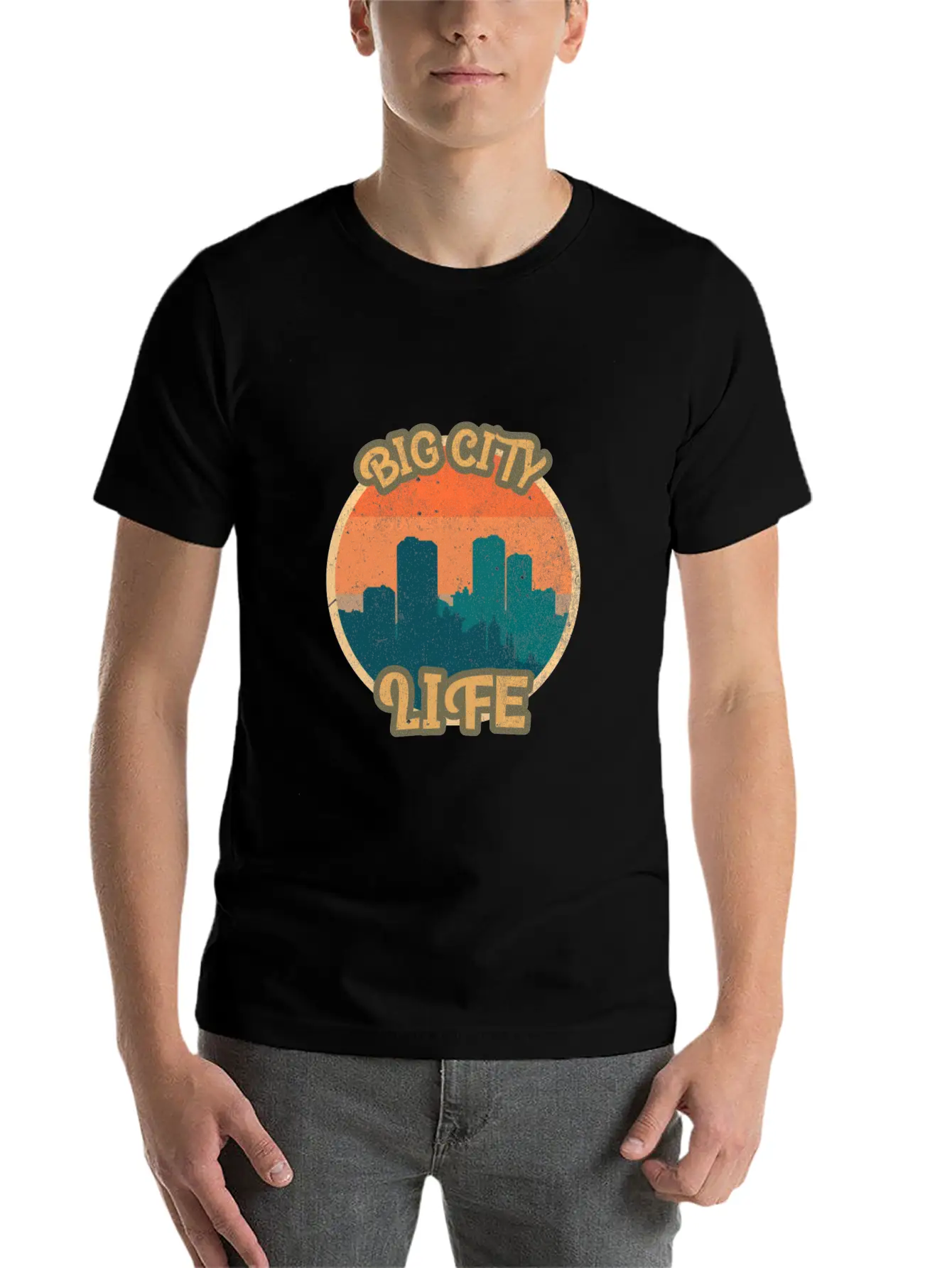 Big City Life Unisex Casual T-Shirt – Clean Design For Daily Comfort