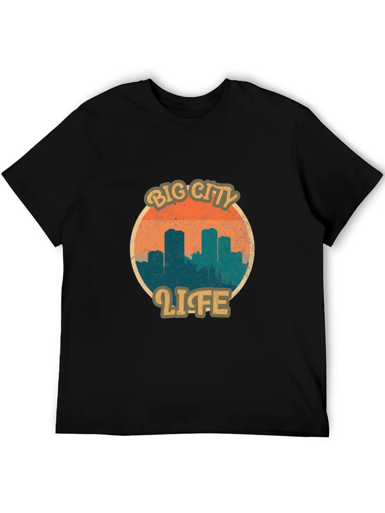 Big City Life Unisex Casual T-Shirt – Clean Design For Daily Comfort