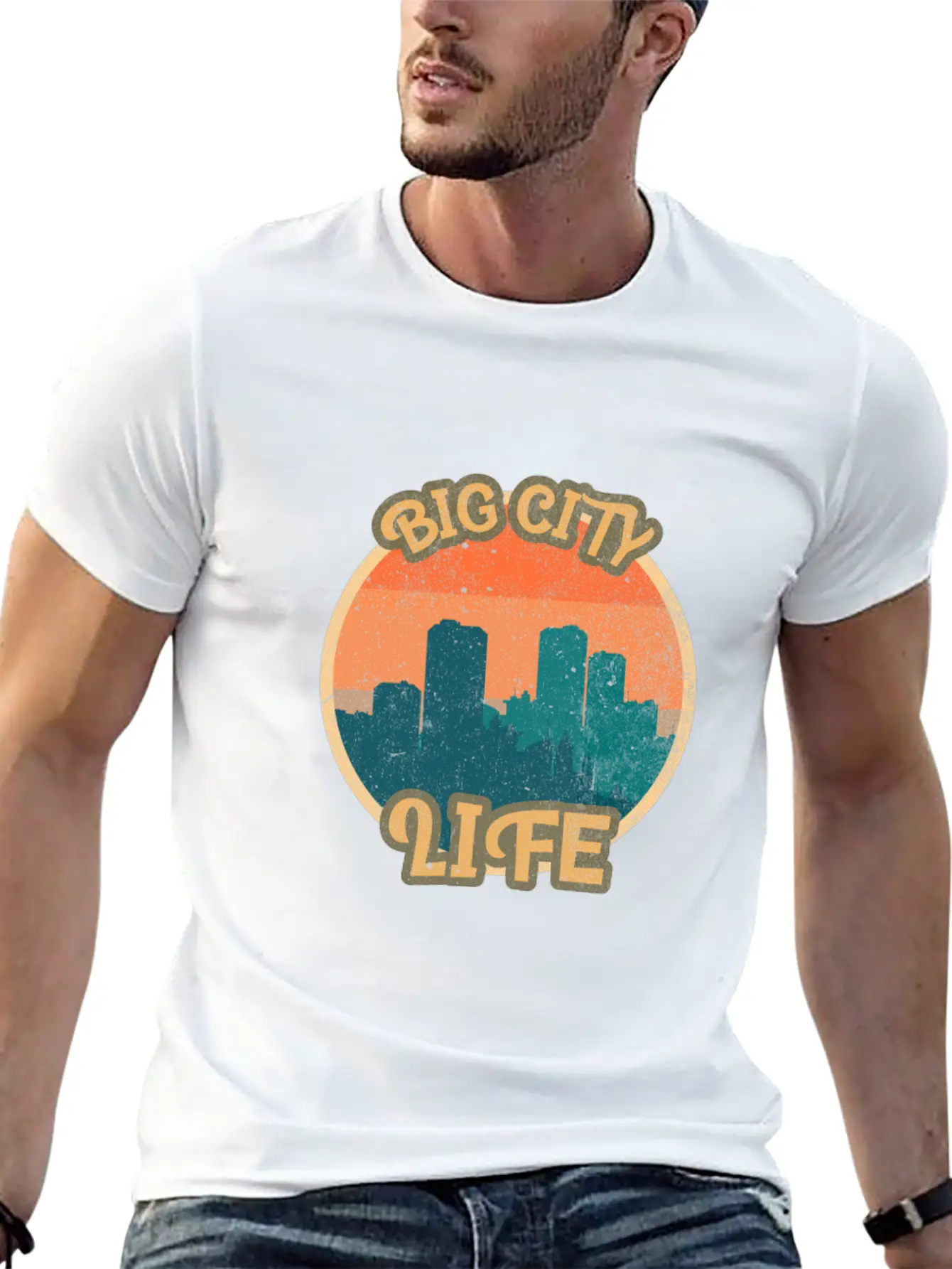 Big City Life Unisex Casual T-Shirt – Clean Design For Daily Comfort