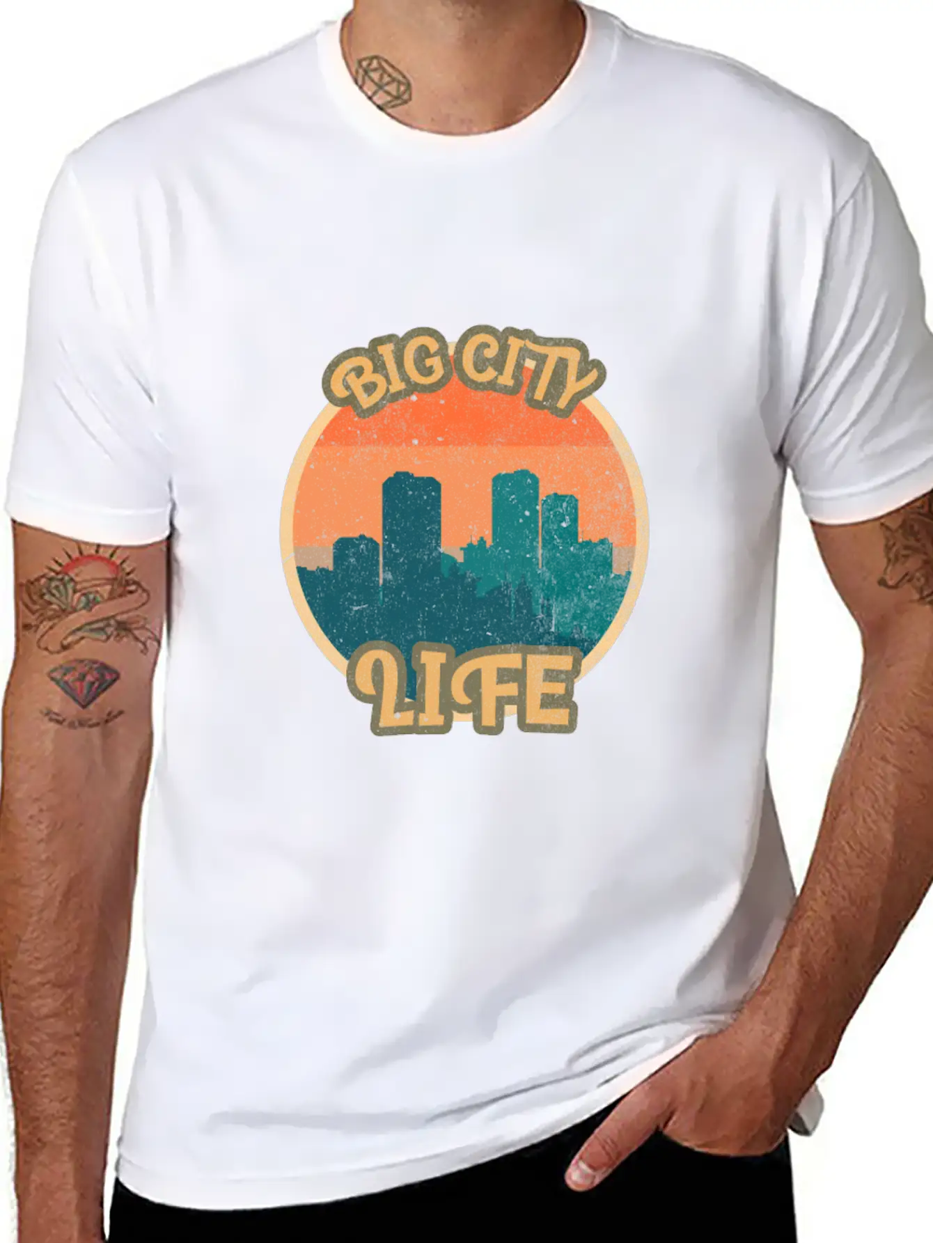 Big City Life Unisex Casual T-Shirt – Clean Design For Daily Comfort
