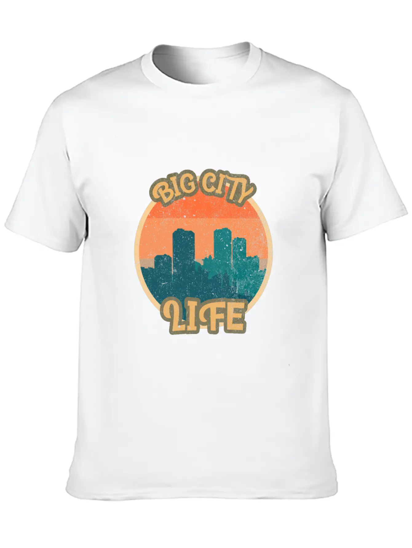 Big City Life Unisex Casual T-Shirt – Clean Design For Daily Comfort
