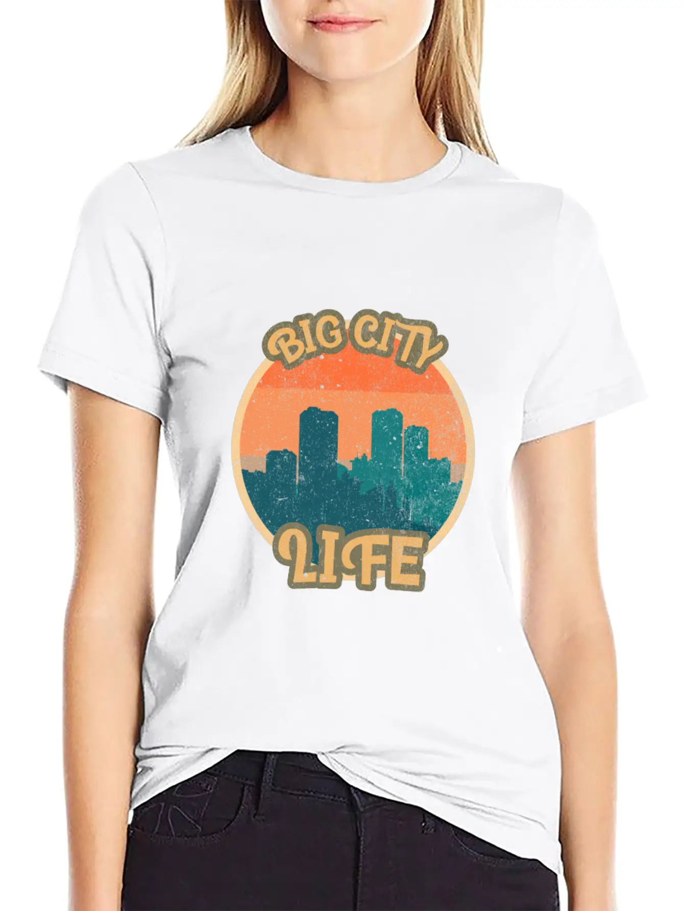 Big City Life Unisex Casual T-Shirt – Clean Design For Daily Comfort