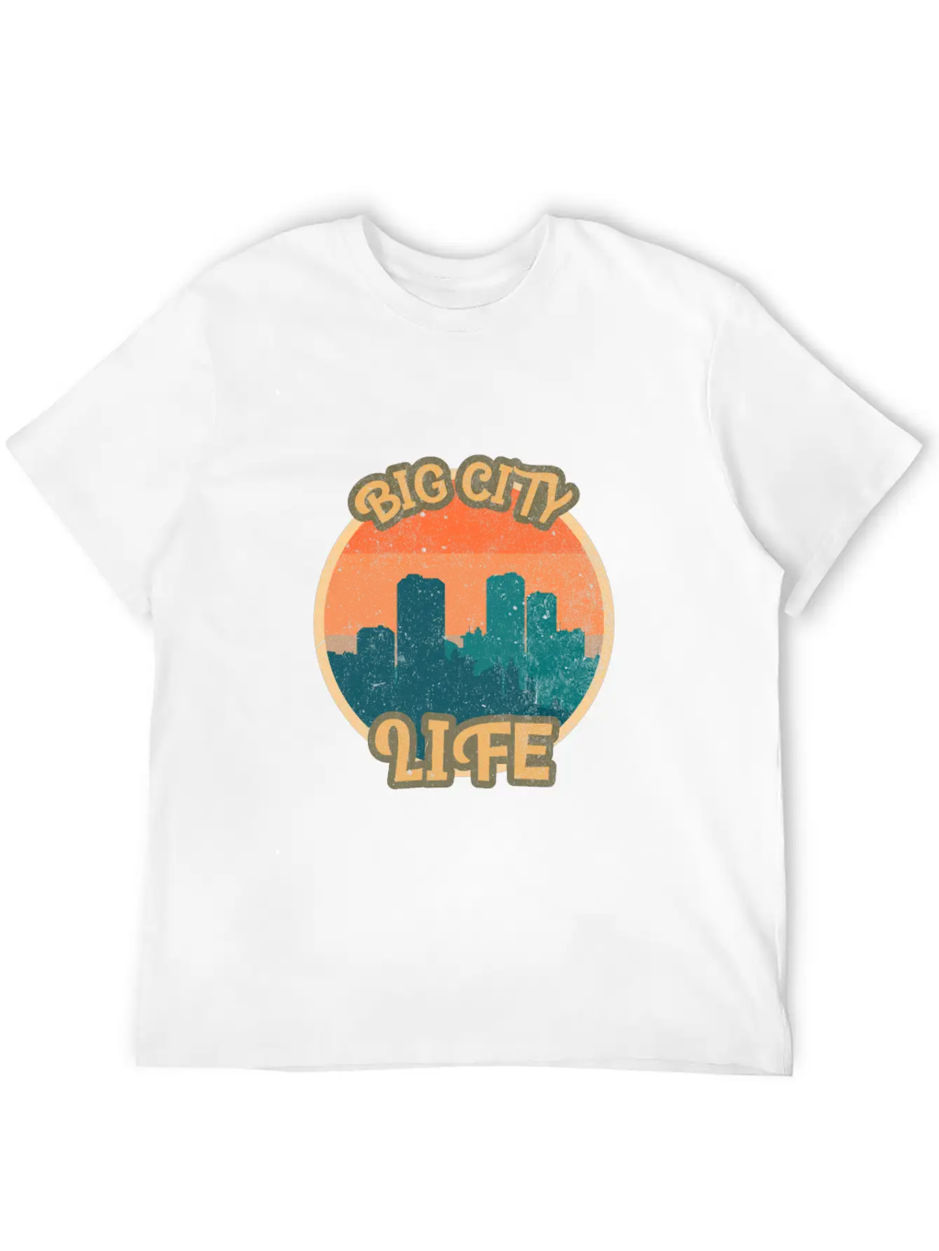 Big City Life Unisex Casual T-Shirt – Clean Design For Daily Comfort