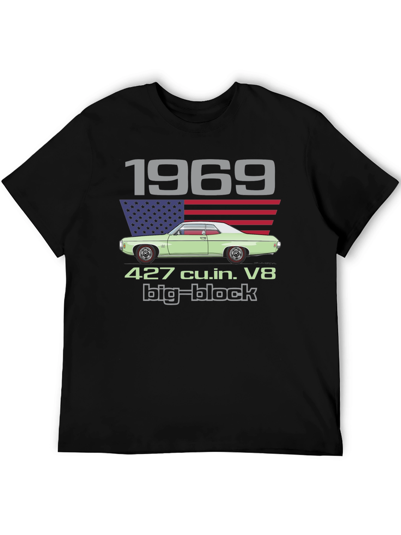 1969 Classic Car T-Shirt - 427 Big Block