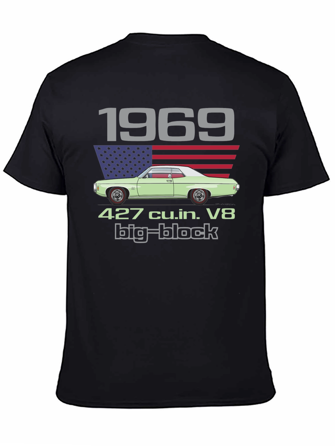 1969 Classic Car T-Shirt - 427 Big Block