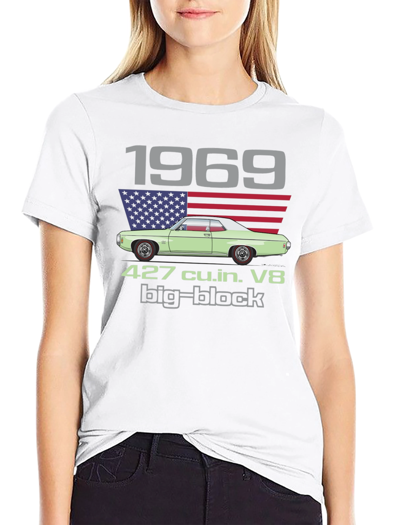 1969 Classic Car T-Shirt - 427 Big Block